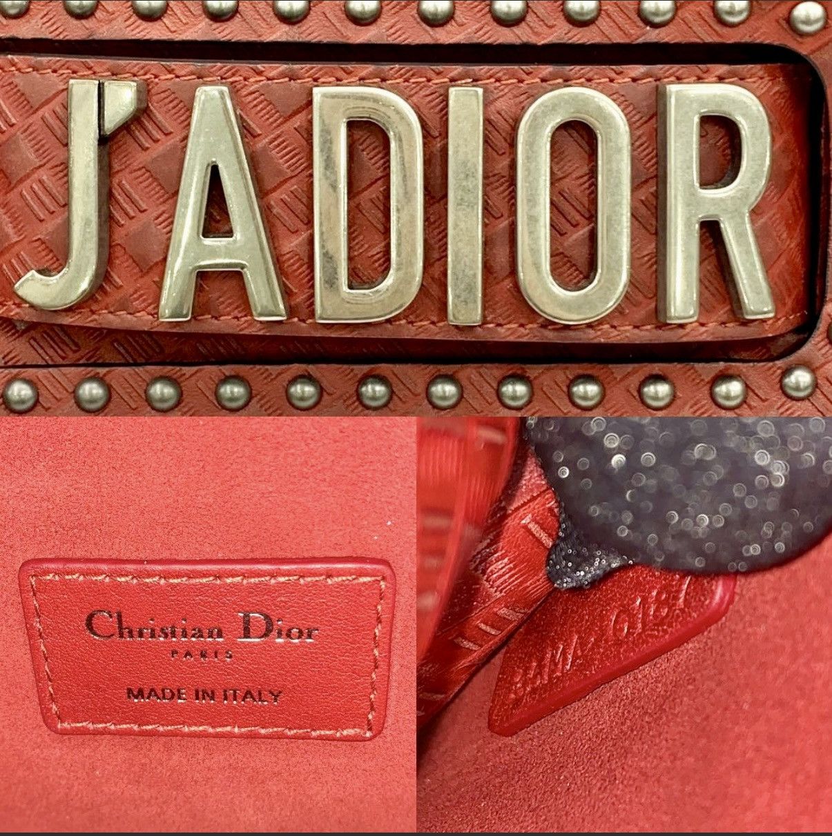 Dior Christian Dior J'Adior Flap Bag studded calfskin leather Size ONE SIZE - 16 Thumbnail