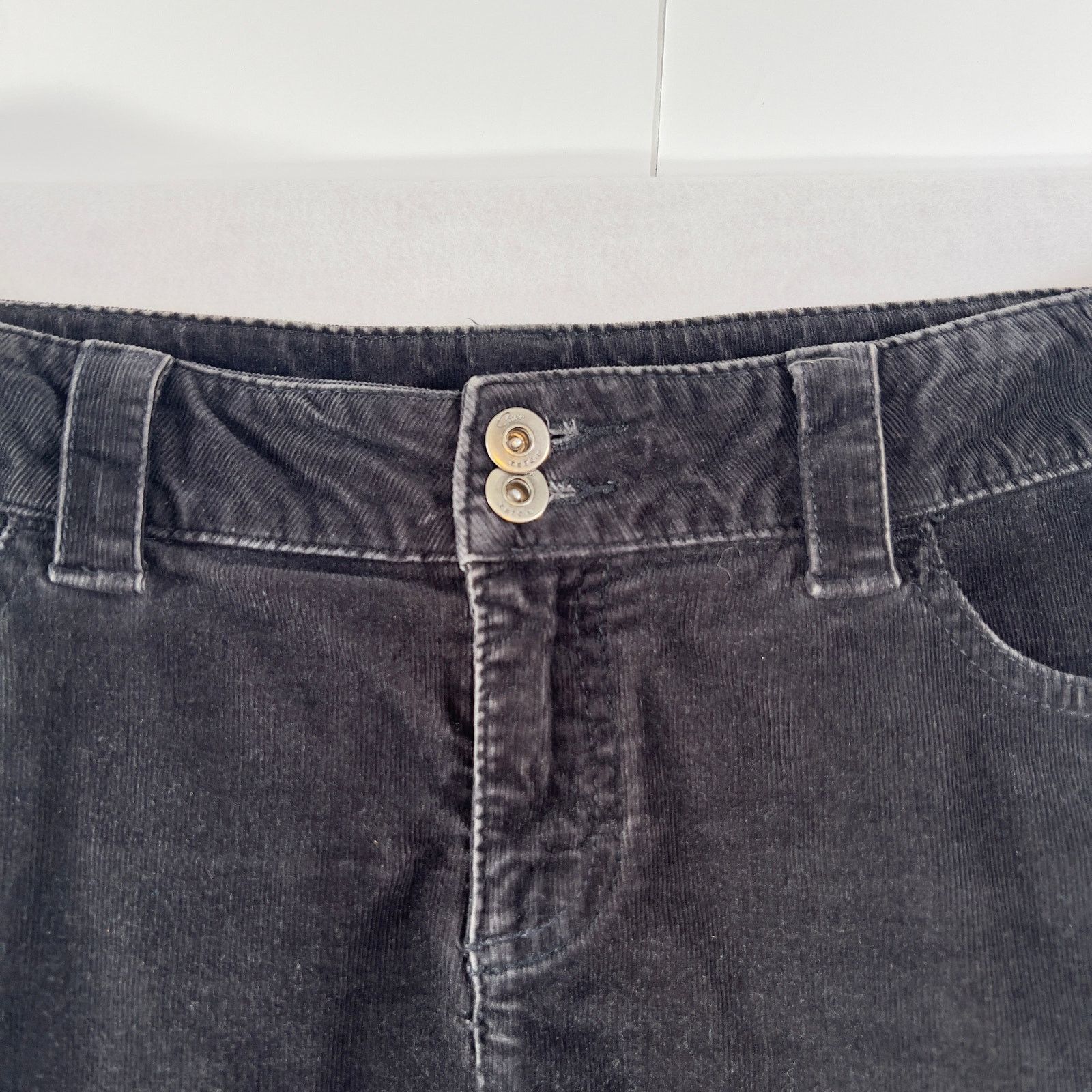 Other Riders Copper Skirt Corduroy Womans 9M Hi Lo Flounce Trumpet Size 35" - 3 Thumbnail