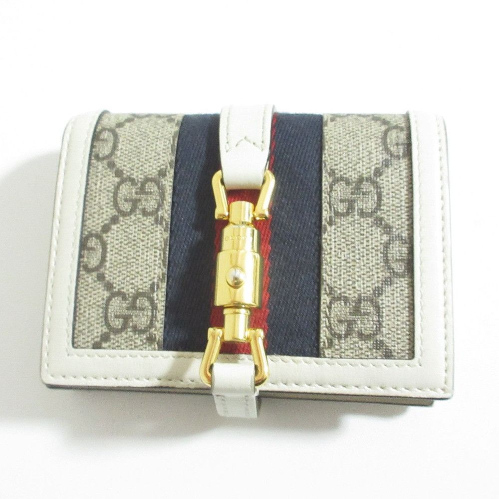 Gucci Gucci Gucci Jackie Compact Wallet Leather Short Wallet 645536 DUTY FREE for USA Size ONE SIZE - 1 Thumbnail