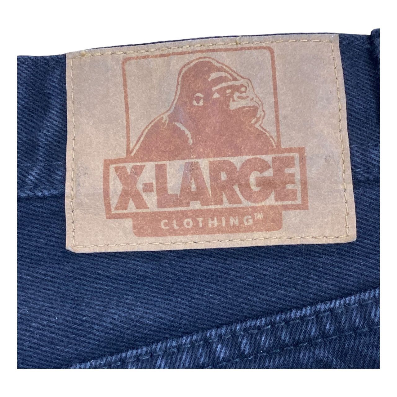 Xlarge Black Japanese X-Large Distress Style Jeans Size US 31 - 12 Thumbnail