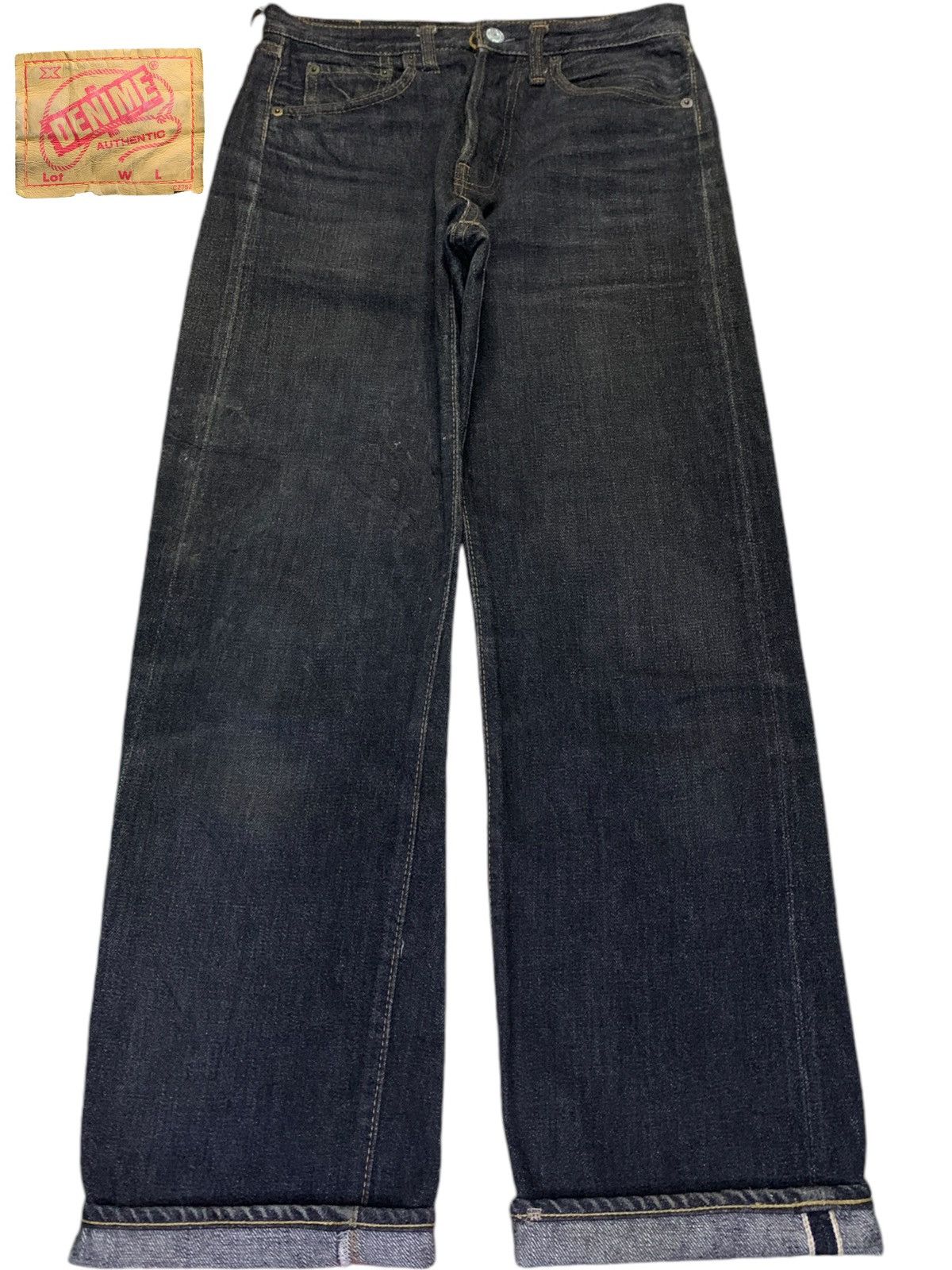 Denime Vintage Japanese Denime Button Fly Loose Selvedge Jeans Size US 29 - 1 Thumbnail