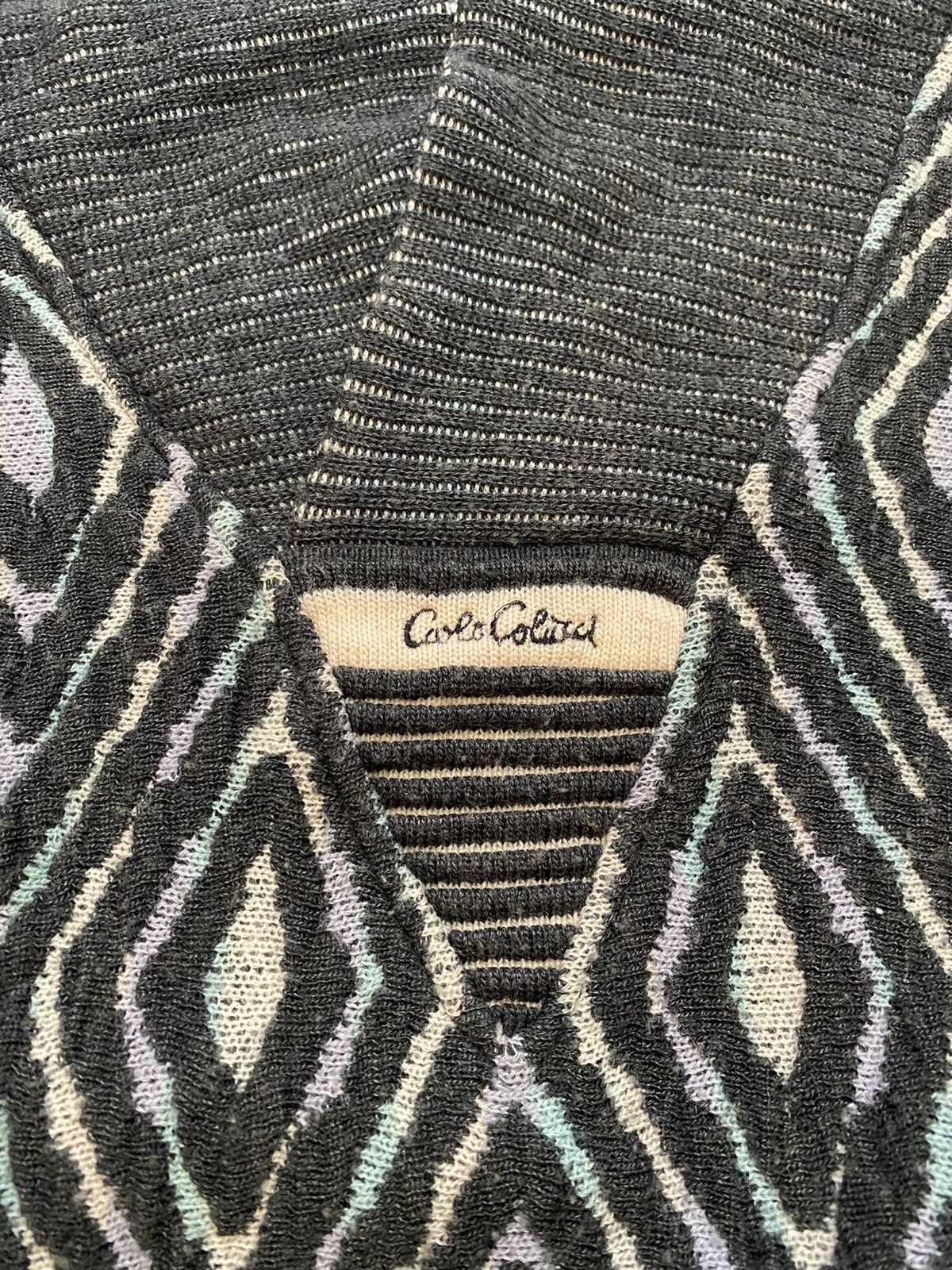 Carlo Colucci Vintage Rare Carlo Colucci V-neck design sweater Size US L / EU 52-54 / 3 - 7 Thumbnail