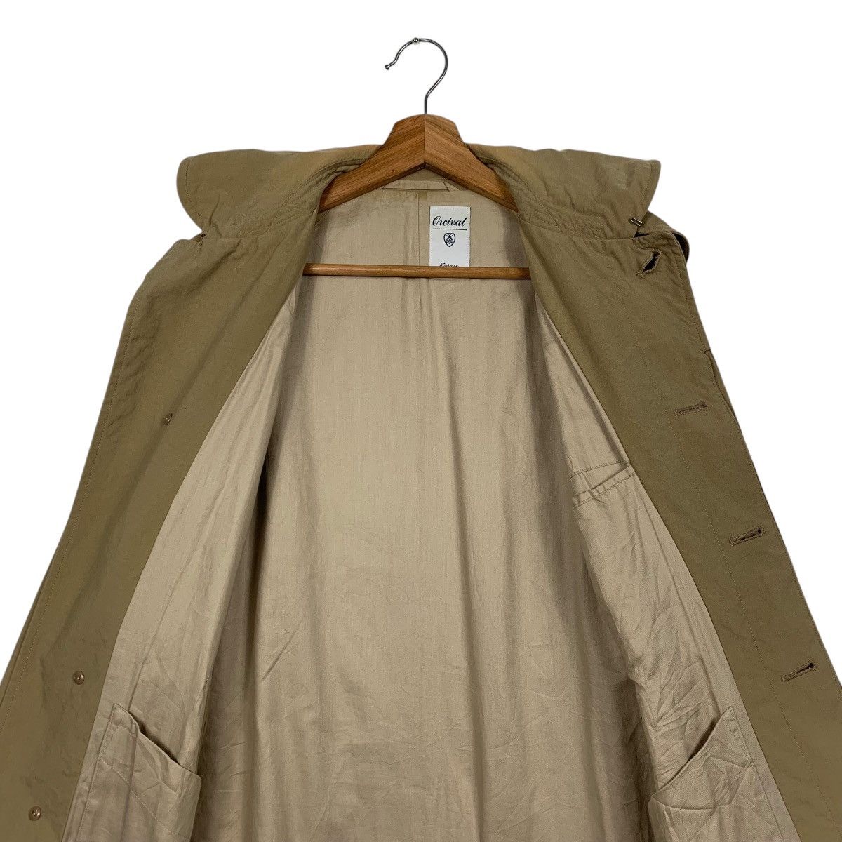 Japanese Brand Orcival Nylon Trench Coat Size US M / EU 48-50 / 2 - 13 Thumbnail
