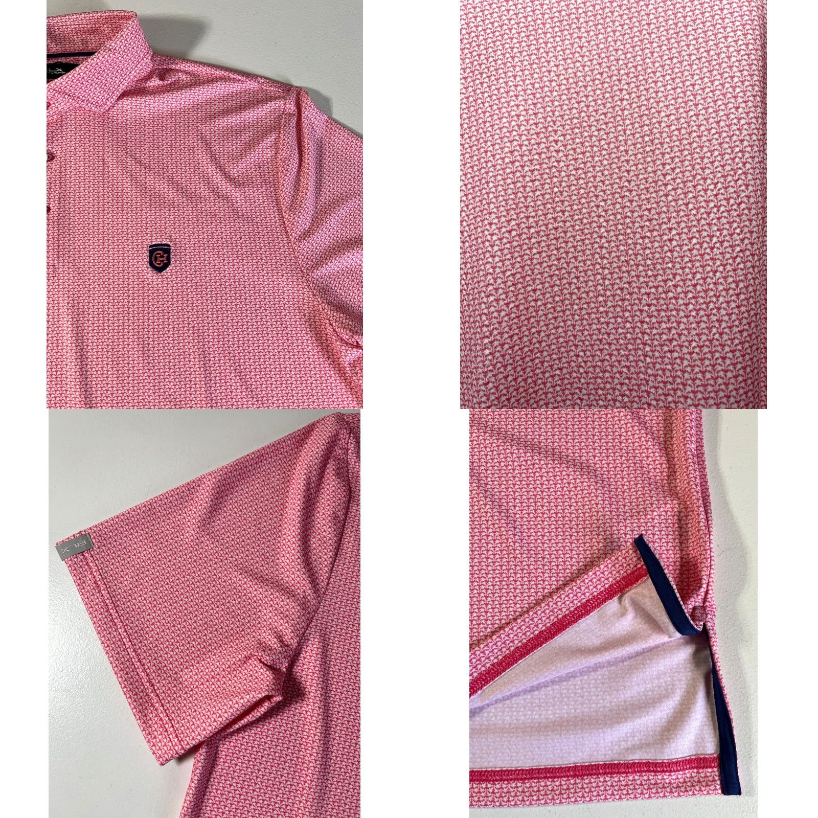 Ralph Lauren NWT Ralph Lauren RLX Polo Golf Shirt Men Pink Sz L Size US L / EU 52-54 / 3 - 8 Thumbnail