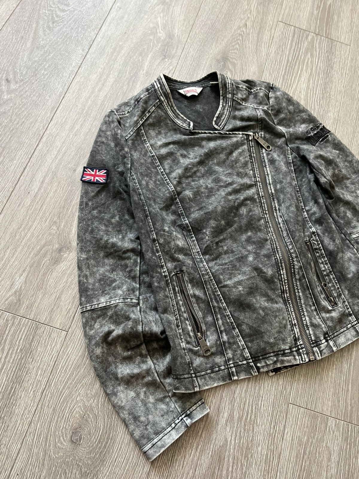 Lonsdale Vintage Lonsdale Moto Jacket Biker Cotton Size S / US 4 / IT 40 - 10 Thumbnail