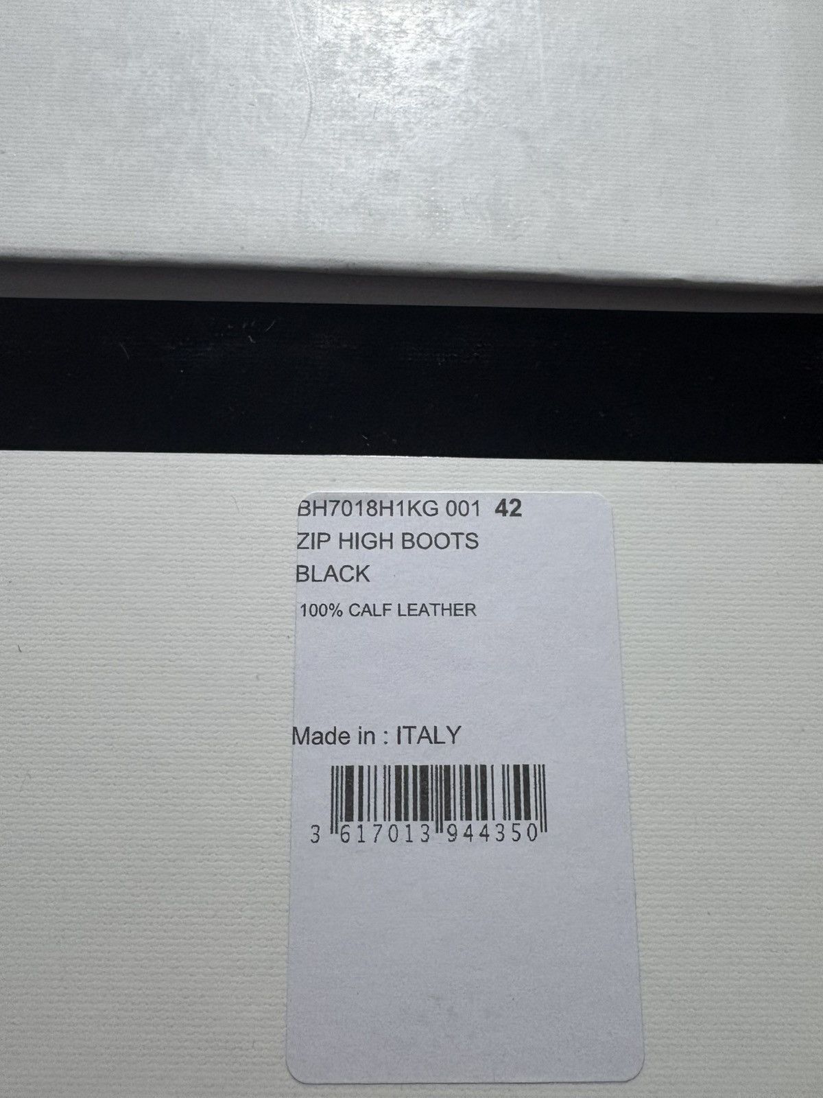 Givenchy Givenchy Zip High Boots Black Leather Size 42 New Size US 9 / EU 42 - 10 Thumbnail