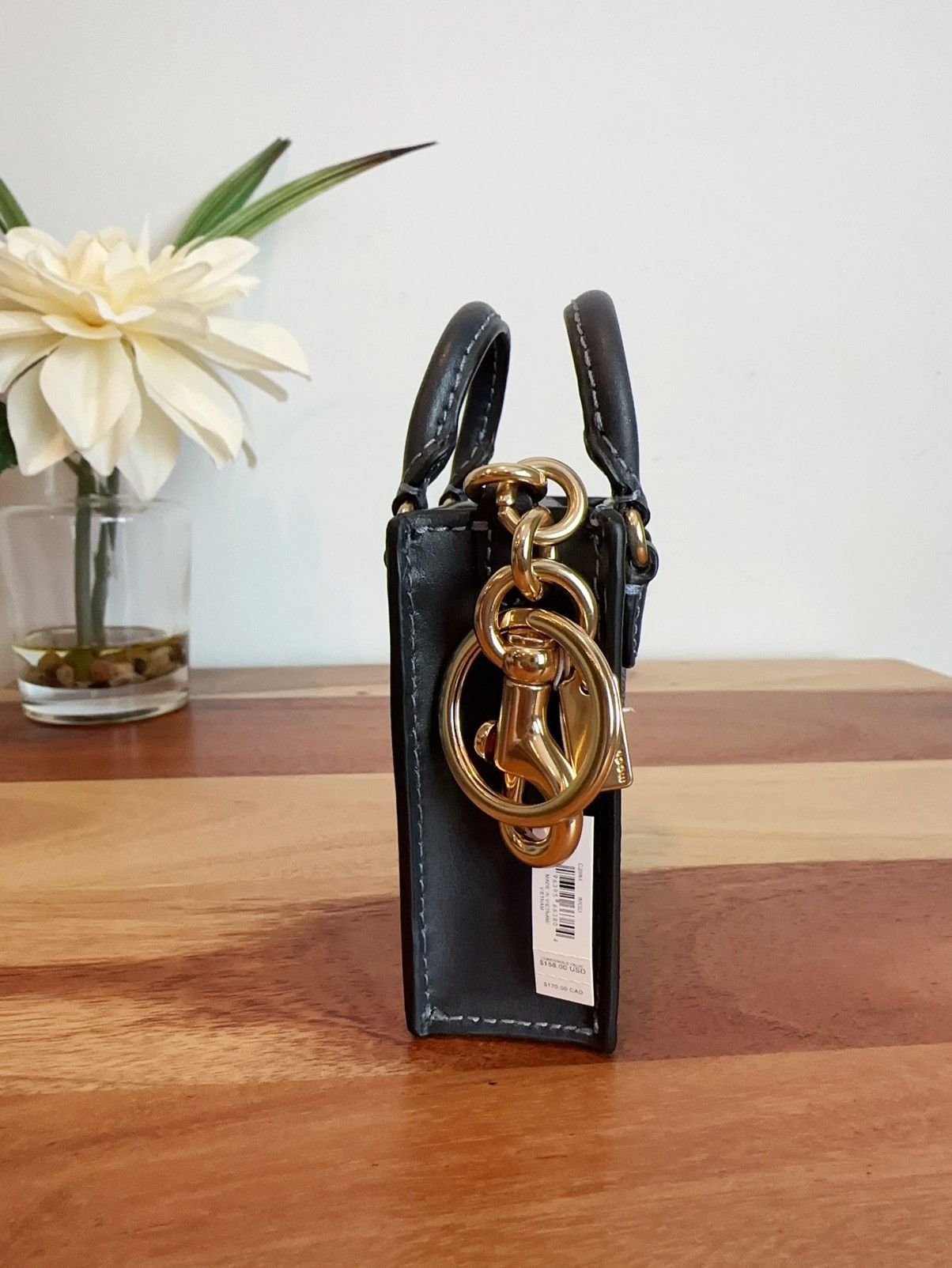 Coach NWT Coach North /South Mini Tote Bag Charm With Cherry Print Size ONE SIZE - 2 Thumbnail