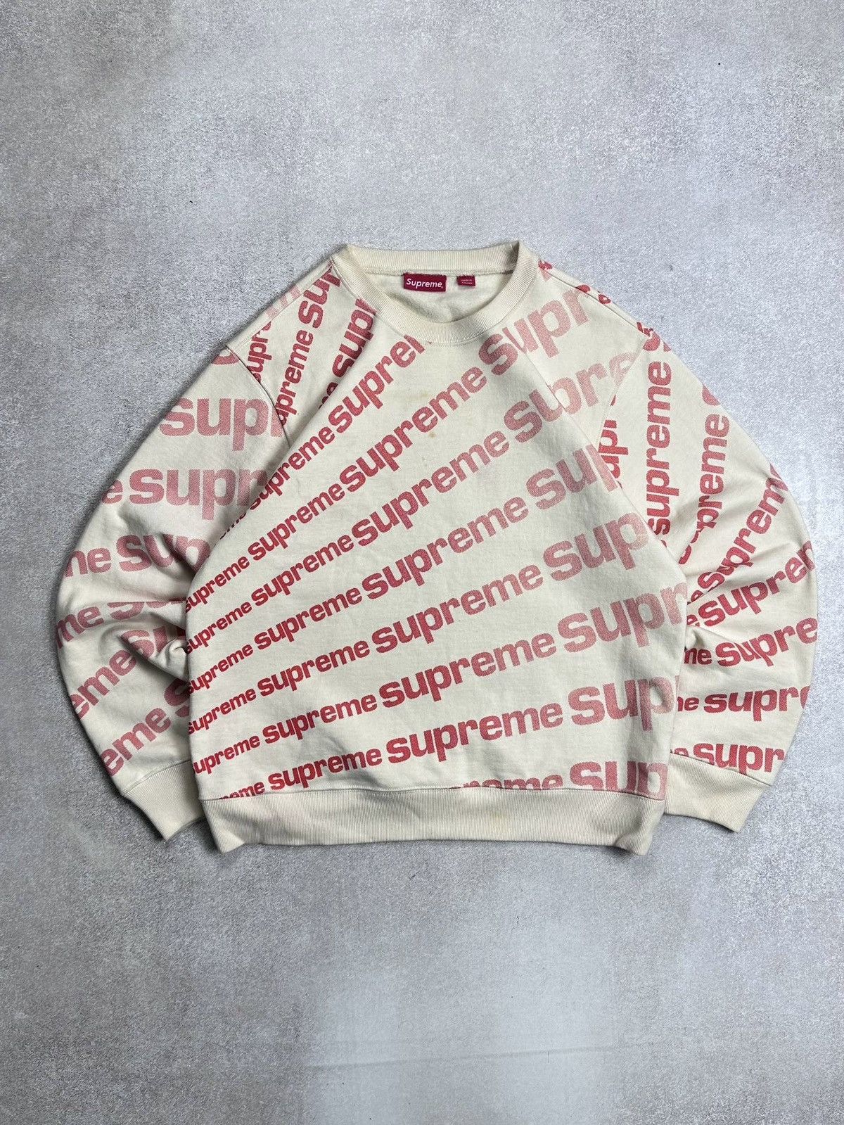 Supreme Vintage Supreme Ss Monogram Sweatshirt Rare S Size US S / EU 44-46 / 1 - 1 Thumbnail