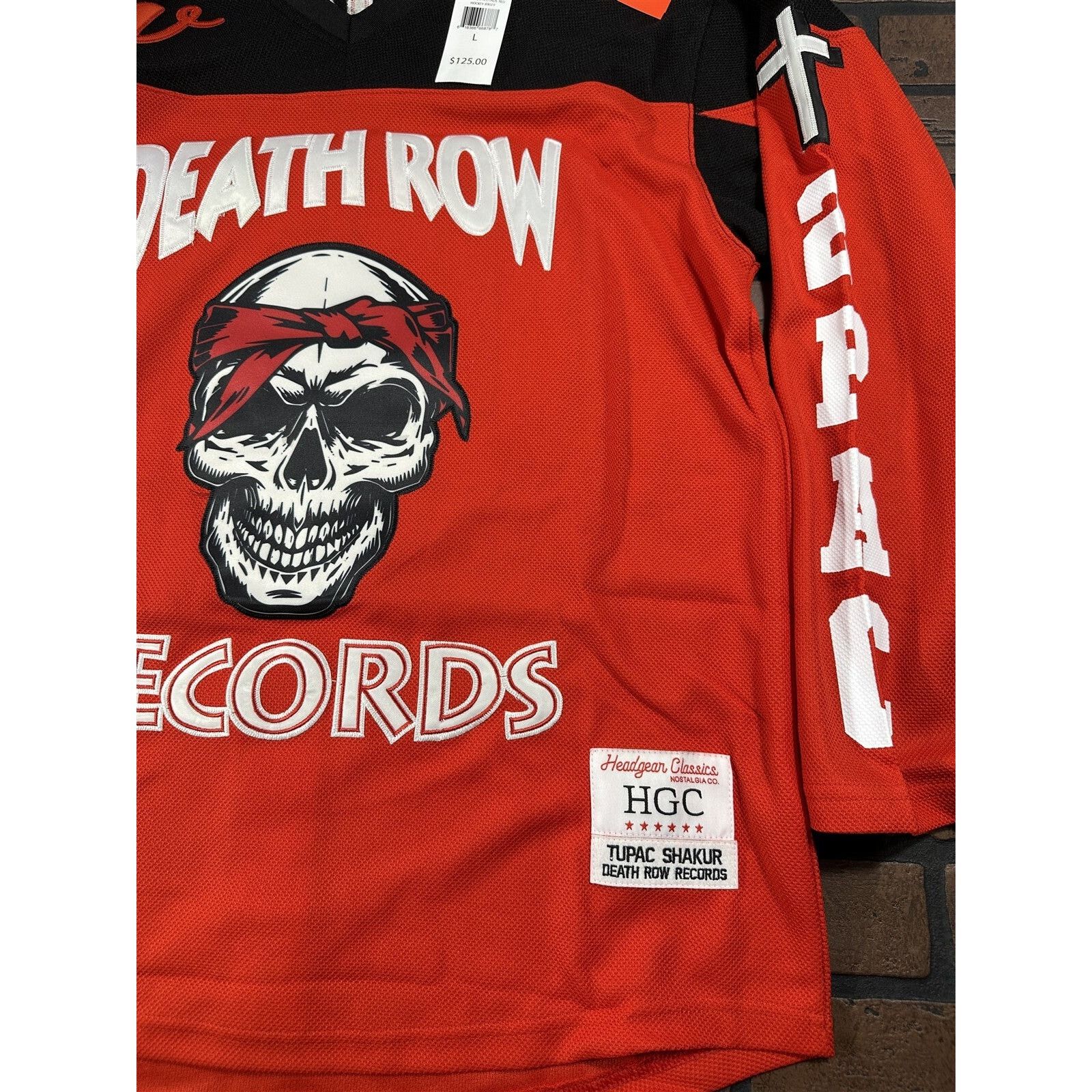 Other DEATH ROW RECORDS Hockey Jersey ~Never Worn~ M L XL 2XL Size US L / EU 52-54 / 3 - 9 Thumbnail