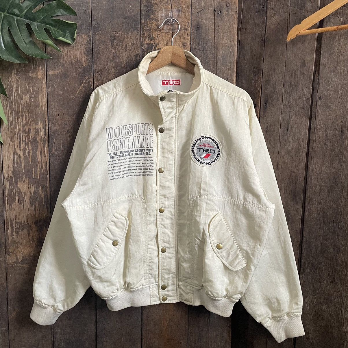 Vintage Vintage 90’s Toyota TRD Racing Development Bomber Jacket Size US L / EU 52-54 / 3 - 1 Thumbnail
