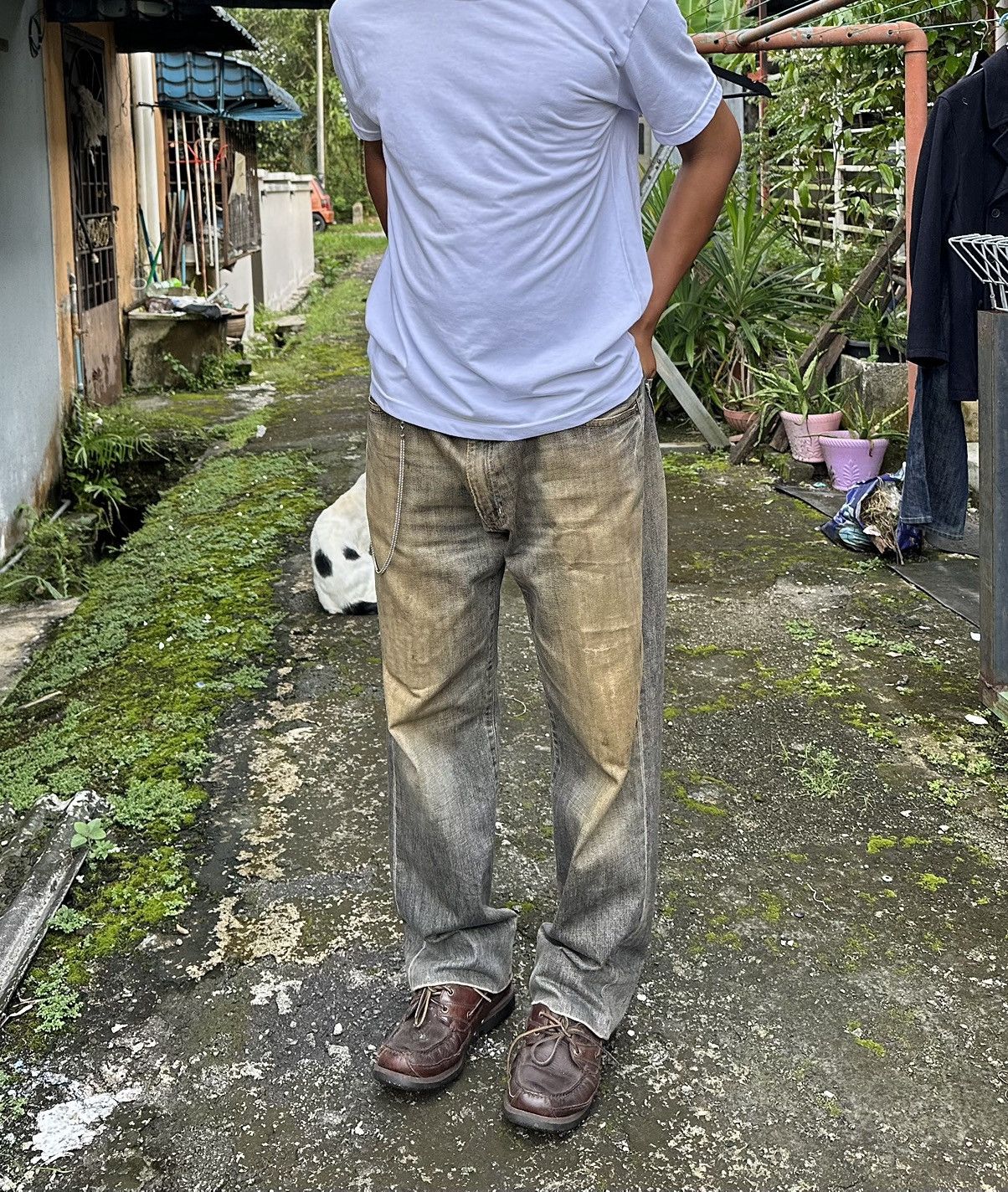 👹Vintage THRASHED Uniqlo Baggy Jeans