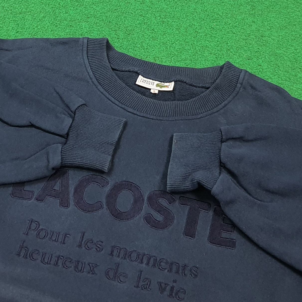 Lacoste Vintage Chemise Lacoste Spell Out Sweatshirt C290N26 Size US M / EU 48-50 / 2 - 4 Thumbnail