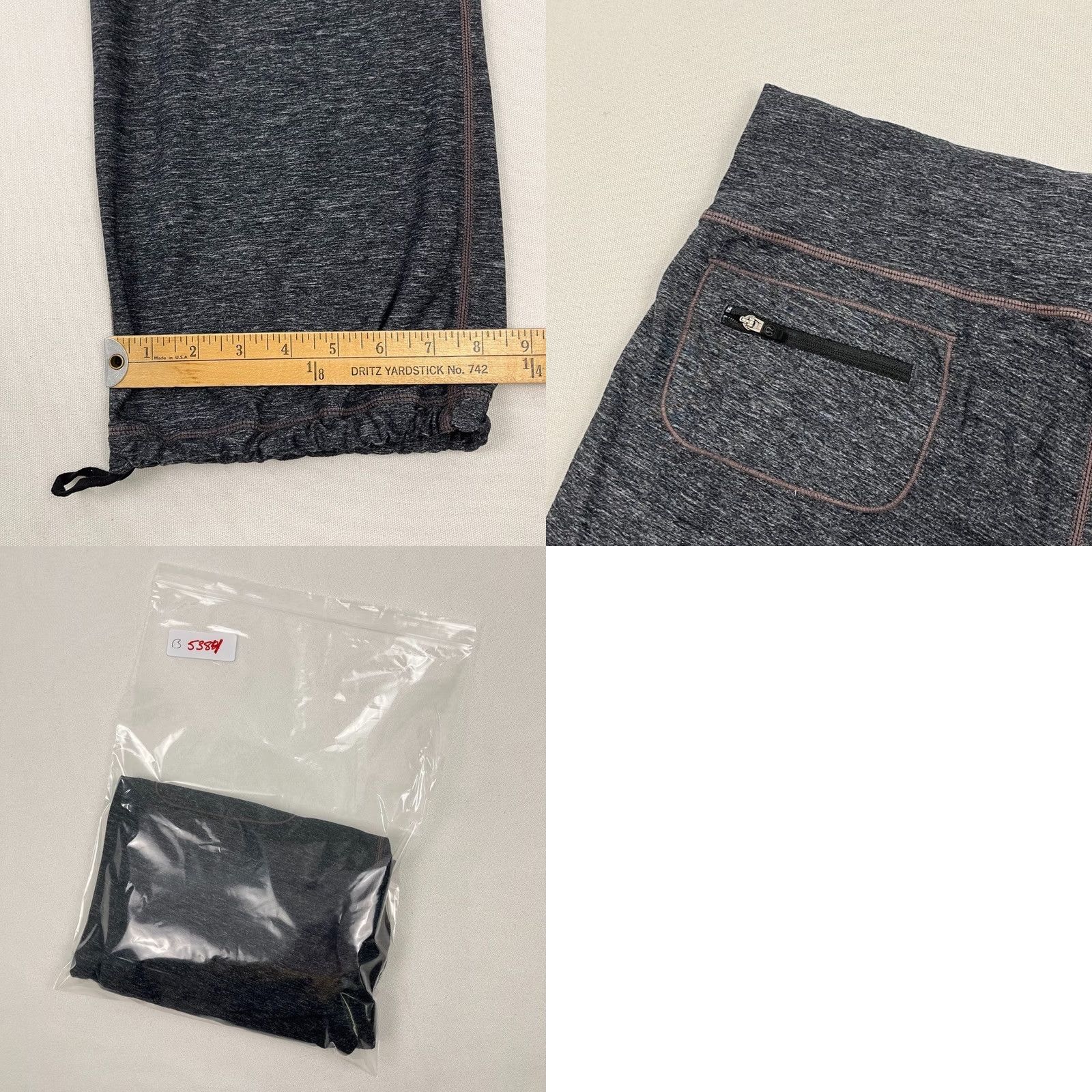 Lululemon Lululemon Sweatpants Womens Size 8 Gray Wide Leg Adjustable Active Yoga Lounge Pants Size 30" / US 8 / IT 44 - 8 Thumbnail