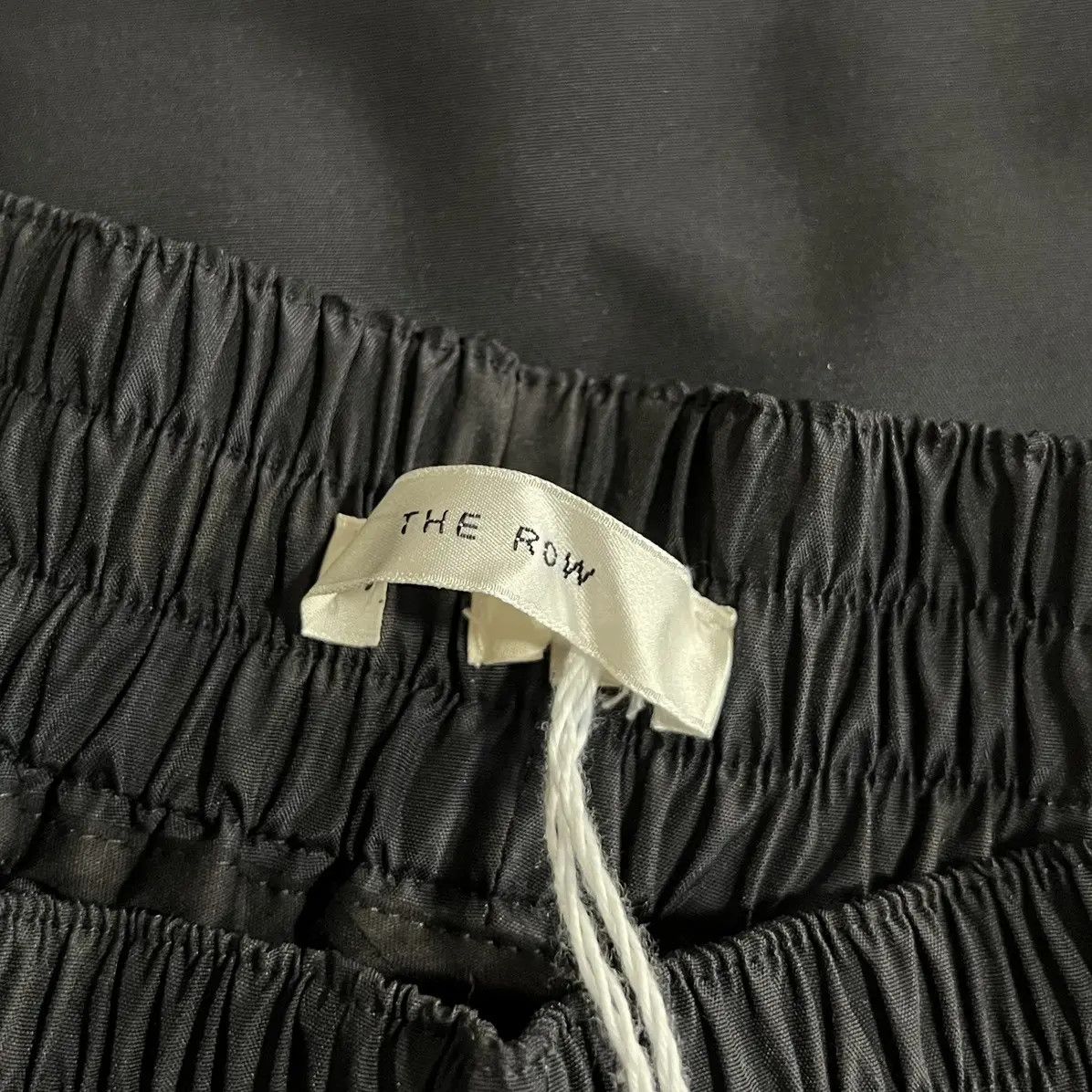 The Row The Row Black Davide Trousers in Polyamide & Silk Size US 33 - 3 Thumbnail