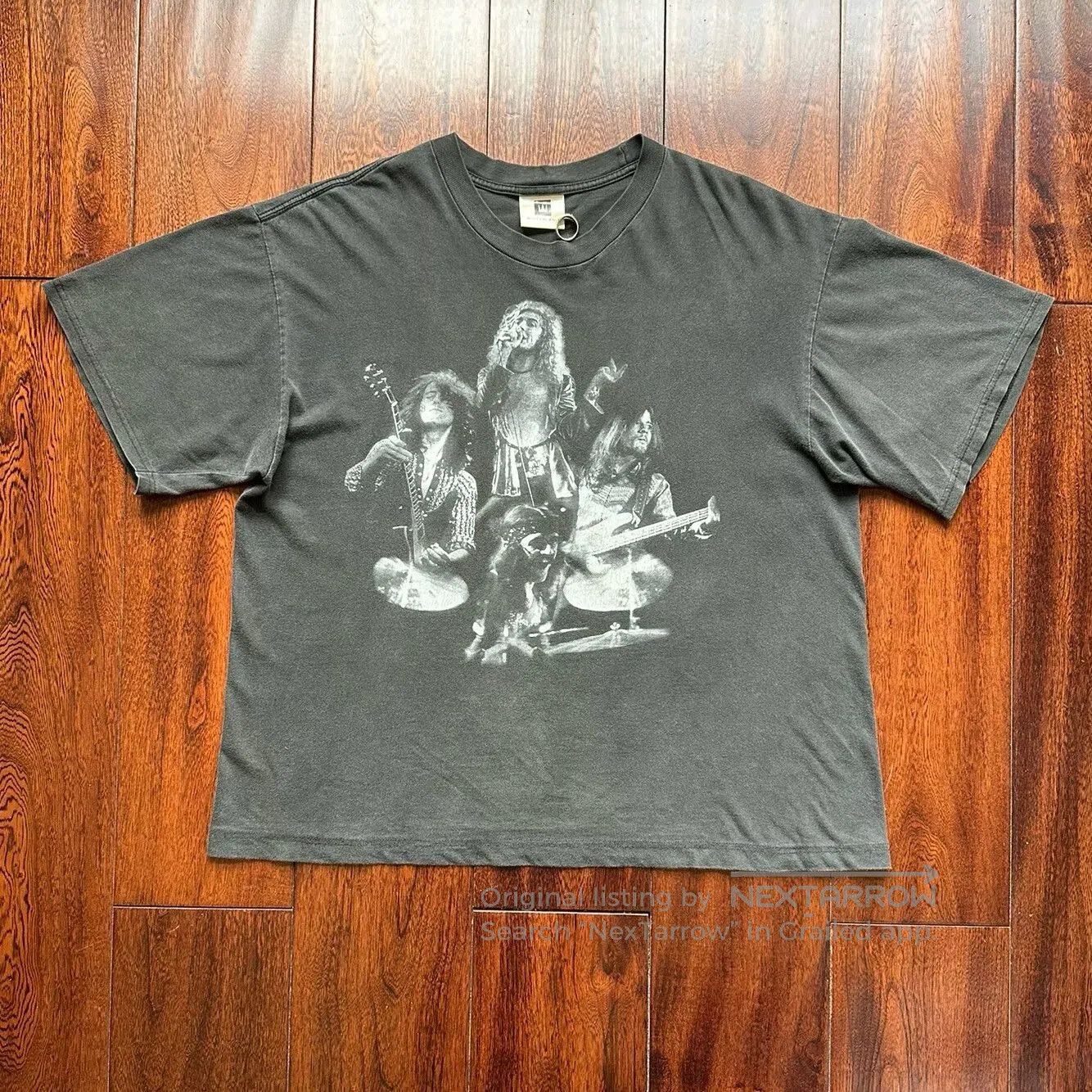Vintage Vintage 1990s Led Zeppelin Fade Tee. Size US M / EU 48-50 / 2 - 1 Thumbnail