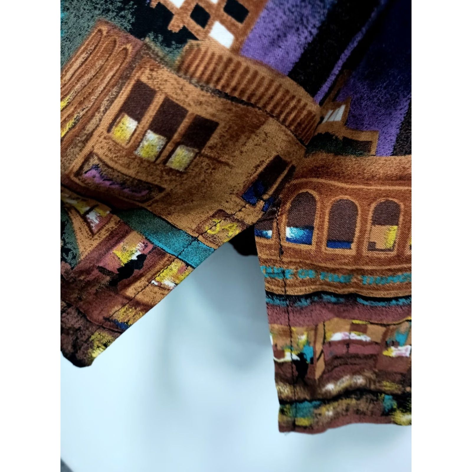 Vintage VINTAGE Anthony Design Originals Top Women XS? No Size? 1X City Night Wearable Art Size XL / US 12-14 / IT 48-50 - 5 Thumbnail