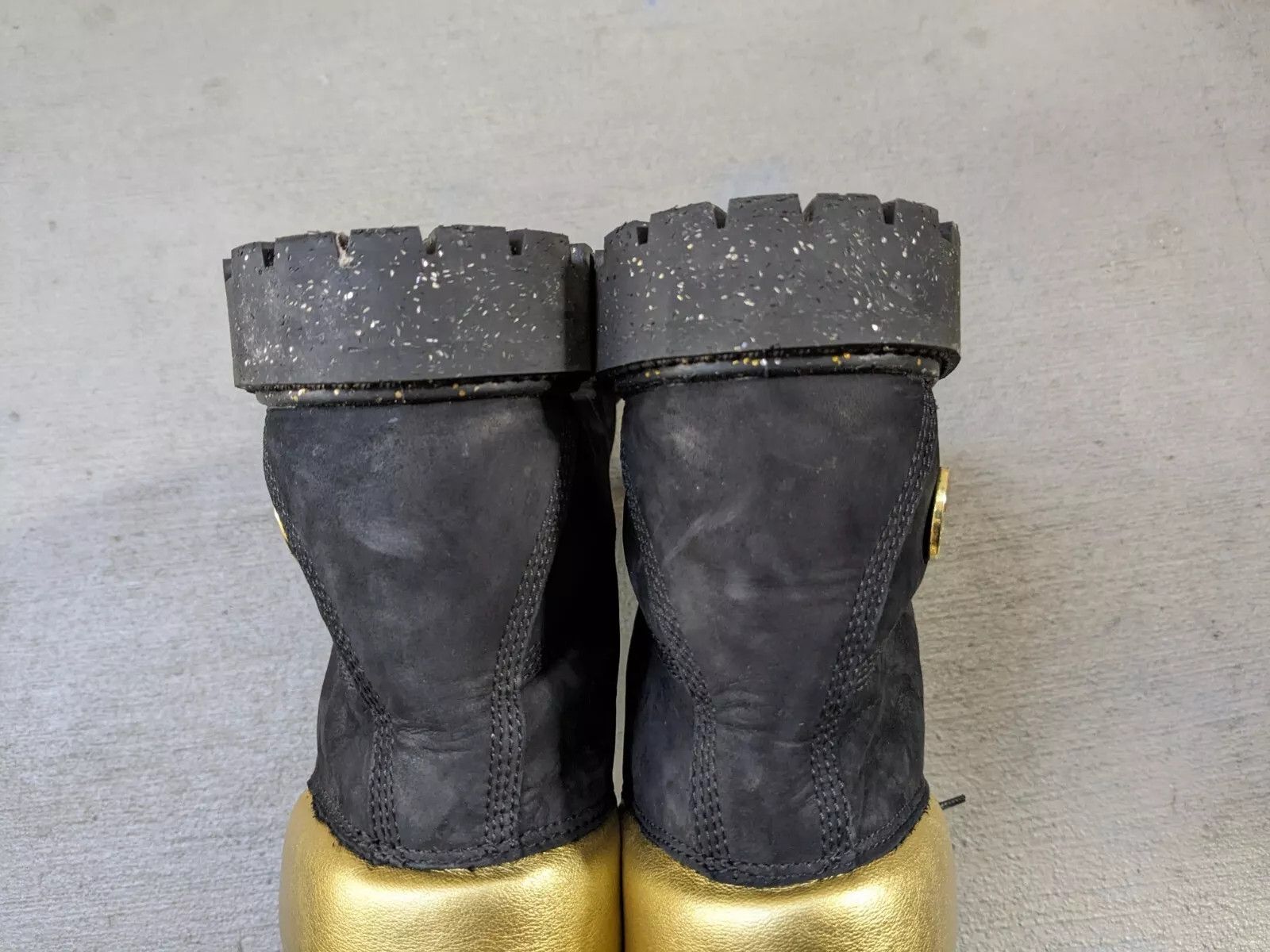 Timberland Women's Timberland Boots Black Suede Gold 8 Leather Rubber Size US 8 / IT 38 - 11 Thumbnail