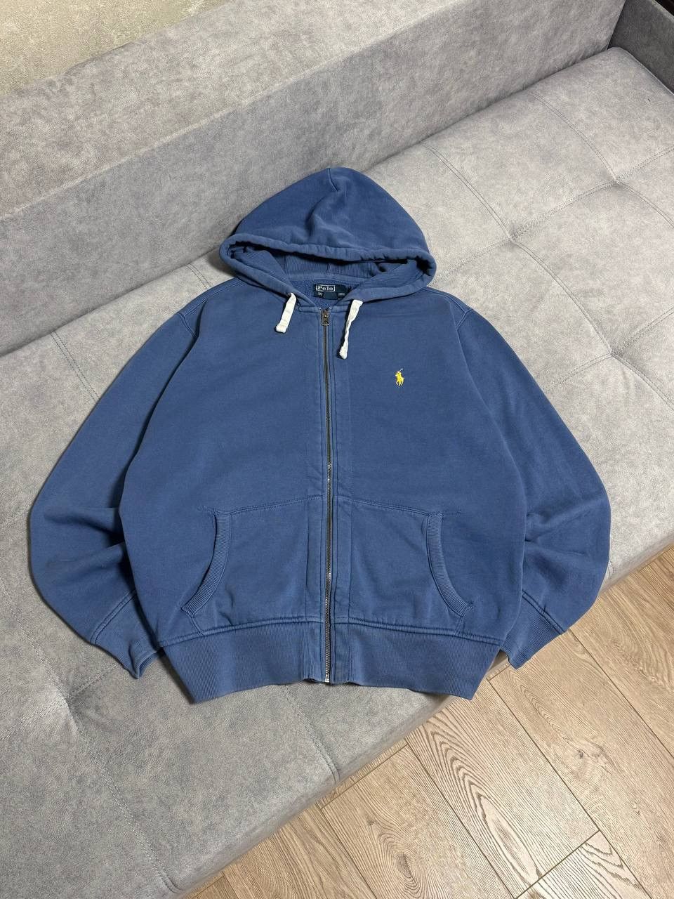 Polo Ralph Lauren Vintage Polo Ralph Lauren classic zip blue hoodie size L Size US L / EU 52-54 / 3 - 1 Thumbnail