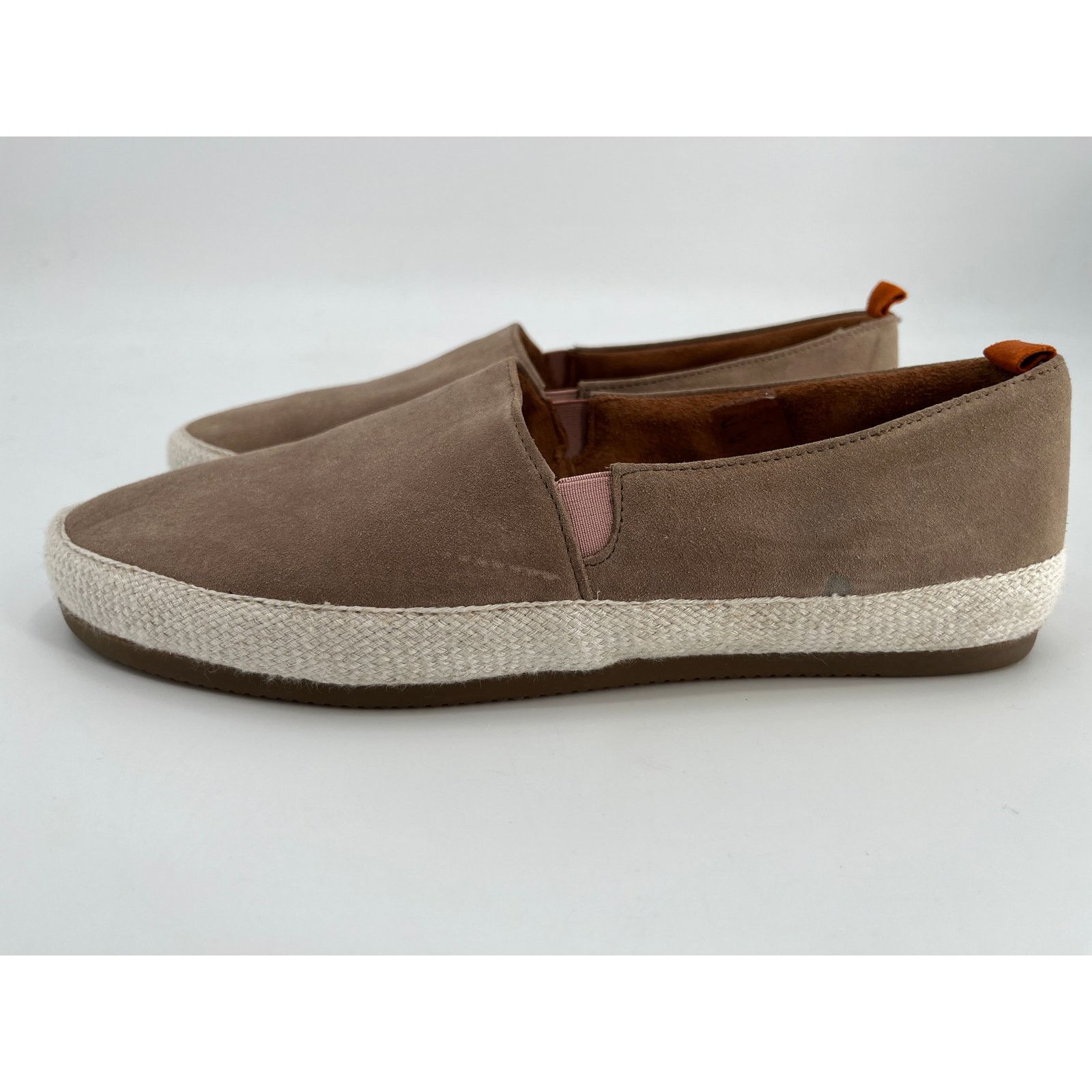 MULO Mulo Men's Suede Espadrilles Slip On Shoes Sz 8 Tan Size US 8 / EU 41 - 2 Thumbnail