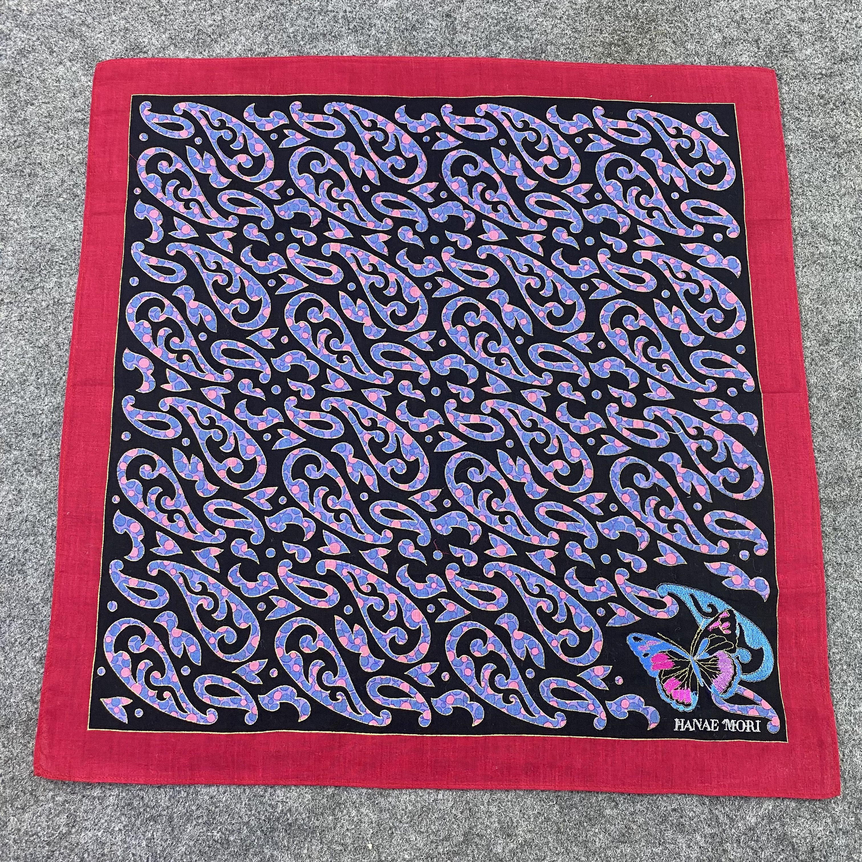Hanae Mori Hanae Mori Handkerchief / Bandana / Neckerchief -B708 Size ONE SIZE - 3 Thumbnail