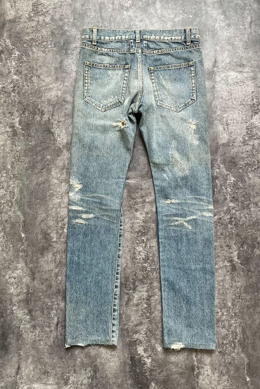 Saint Laurent Paris saint Laurent blue distressed denim pants. Size US 29 - 8 Thumbnail