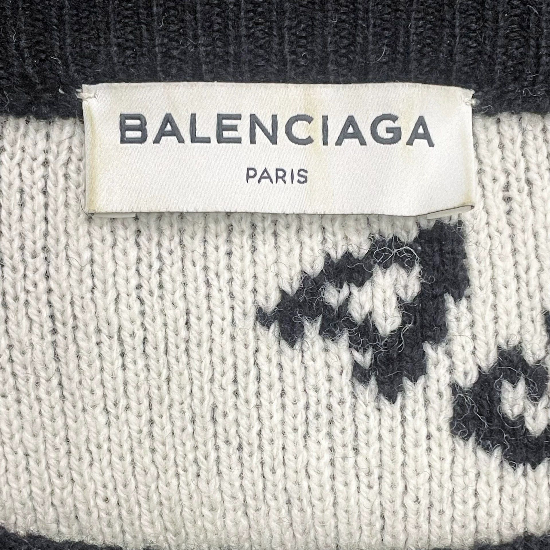 Balenciaga black logo sweater from balenciaga Size US M / EU 48-50 / 2 - 4 Thumbnail