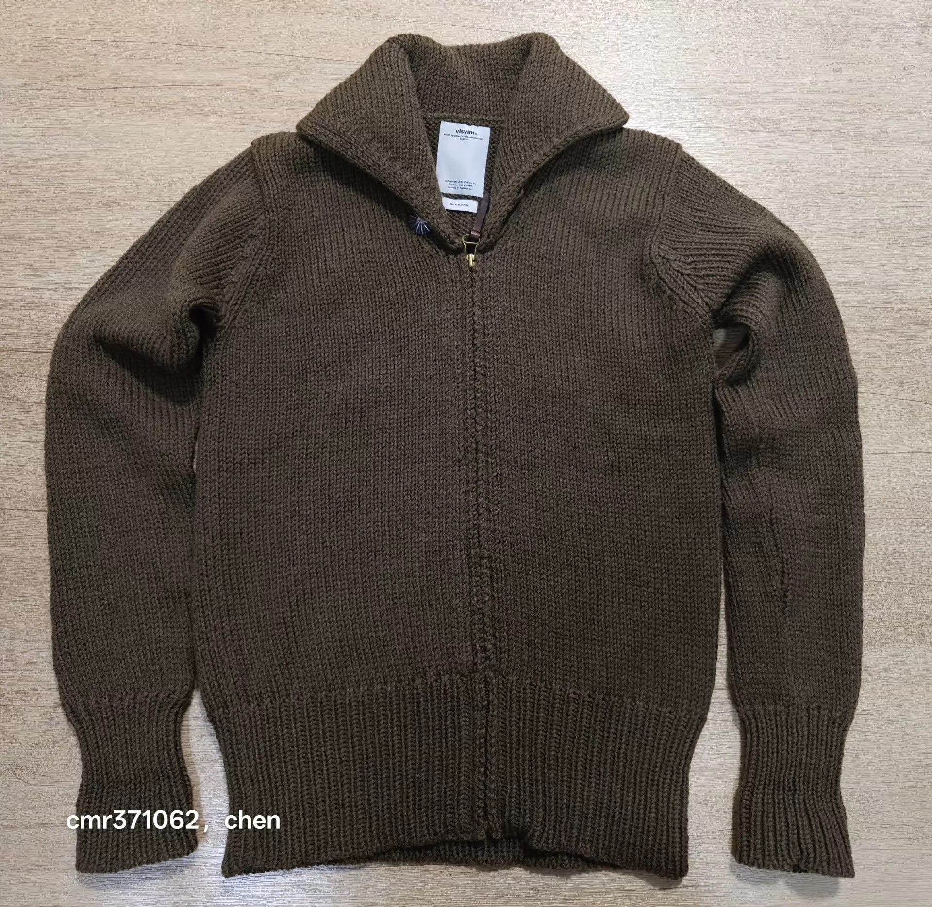 Visvim VISVIM 13AW STURGIS SWEATER F.Z Slim 1 Size US S / EU 44-46 / 1 - 1 Thumbnail