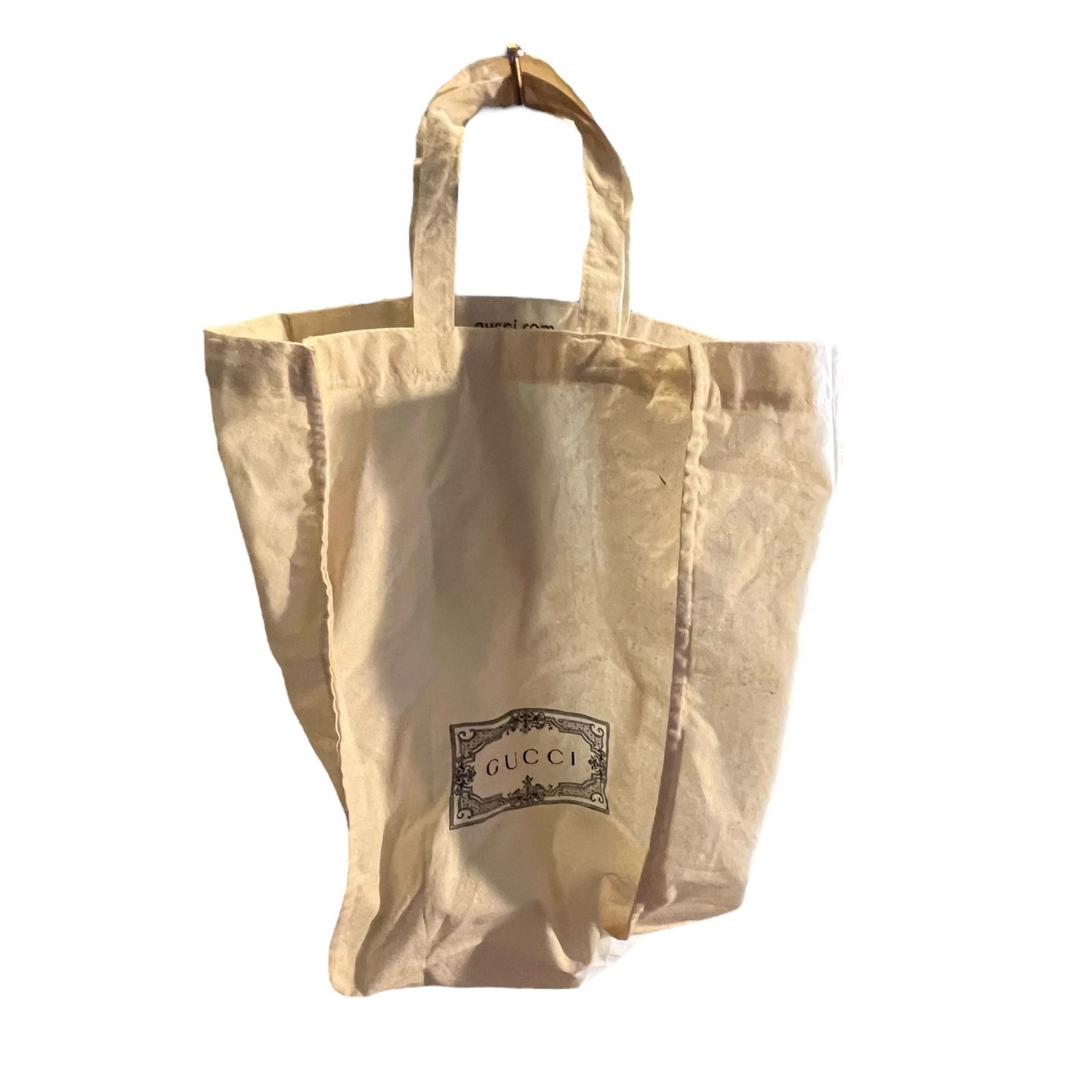Gucci Gucci Cream lightweight Cloth tote bag with handles Size ONE SIZE - 4 Thumbnail
