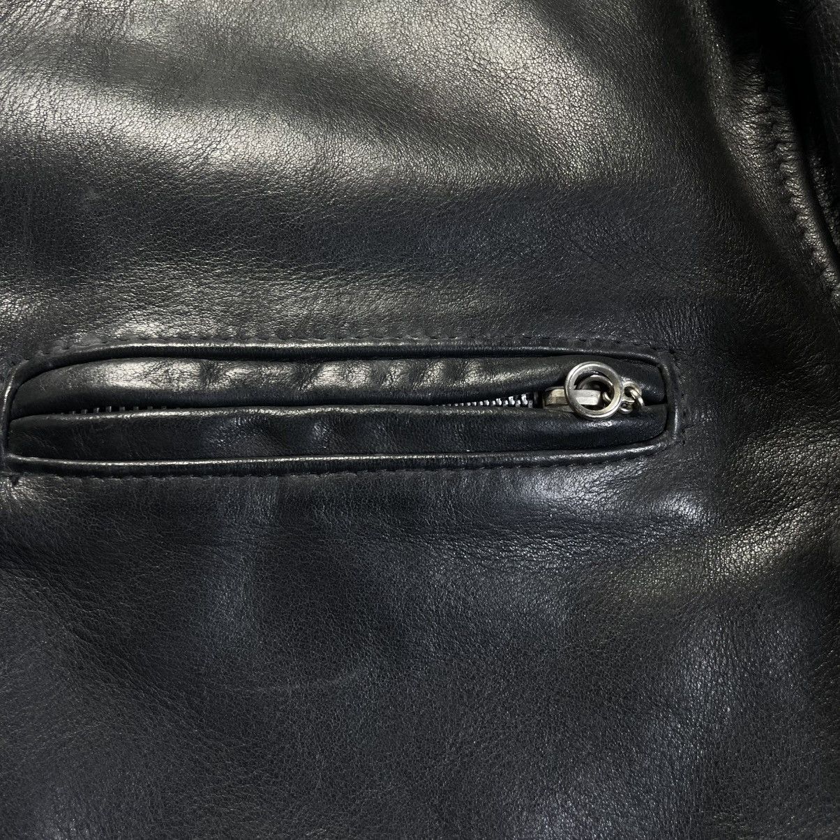 Schott Schott 141 Cowhide Leather Single Riders Jacket Blouson Size US XS / EU 42 / 0 - 6 Thumbnail