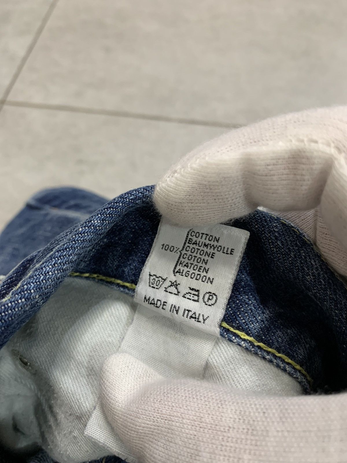 Diesel Y2k 2000s Vintage Diesel faded blue Denim wide leg Jeans Size US 32 / EU 48 - 5 Thumbnail