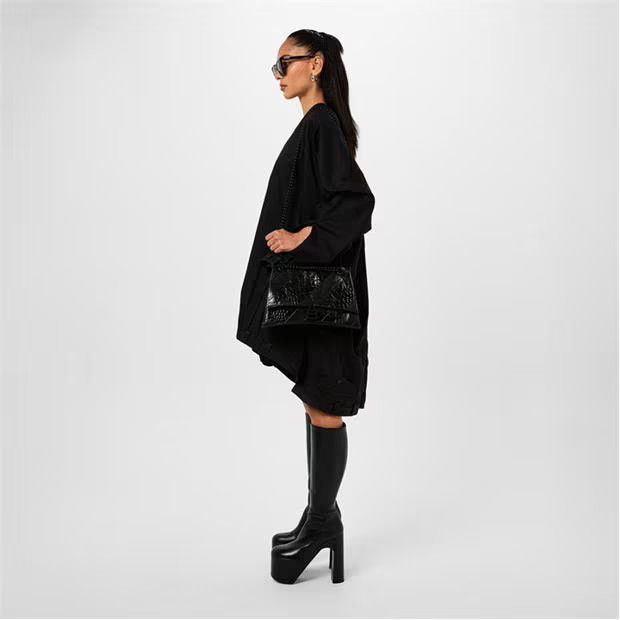 Balenciaga o1g2r1mq0924 Camden Platform Knee Boots in Black Size US 9 / IT 39 - 7 Thumbnail