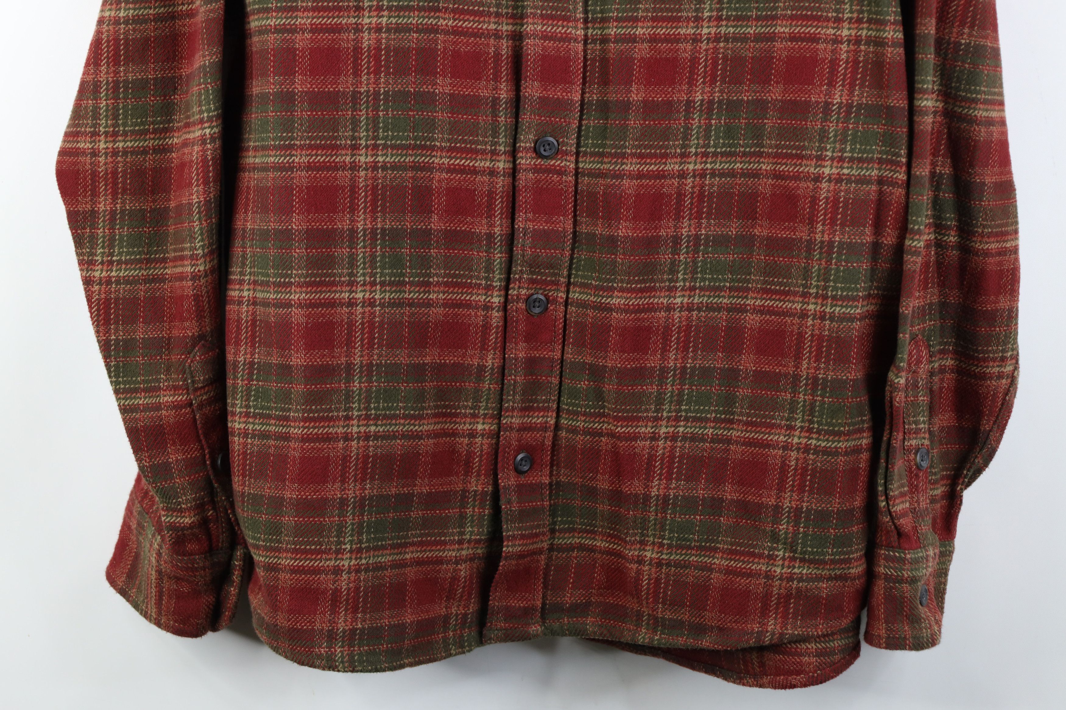 Orvis Vintage Orvis Heavyweight Button Shirt Jacket Jac Plaid Size US L / EU 52-54 / 3 - 3 Thumbnail
