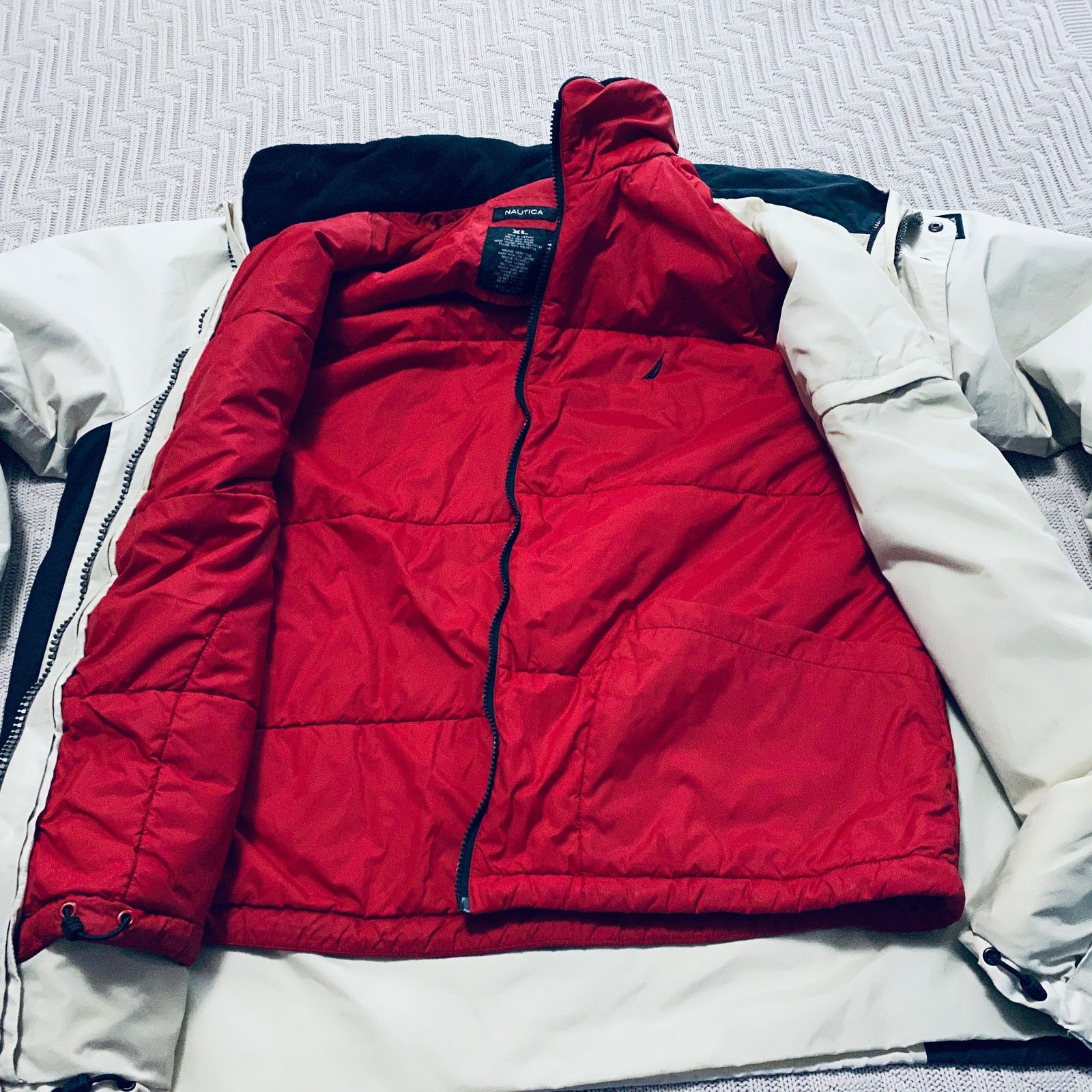Nautica Vintage Nautica tan double layer winter jacket Size US XL / EU 56 / 4 - 6 Thumbnail
