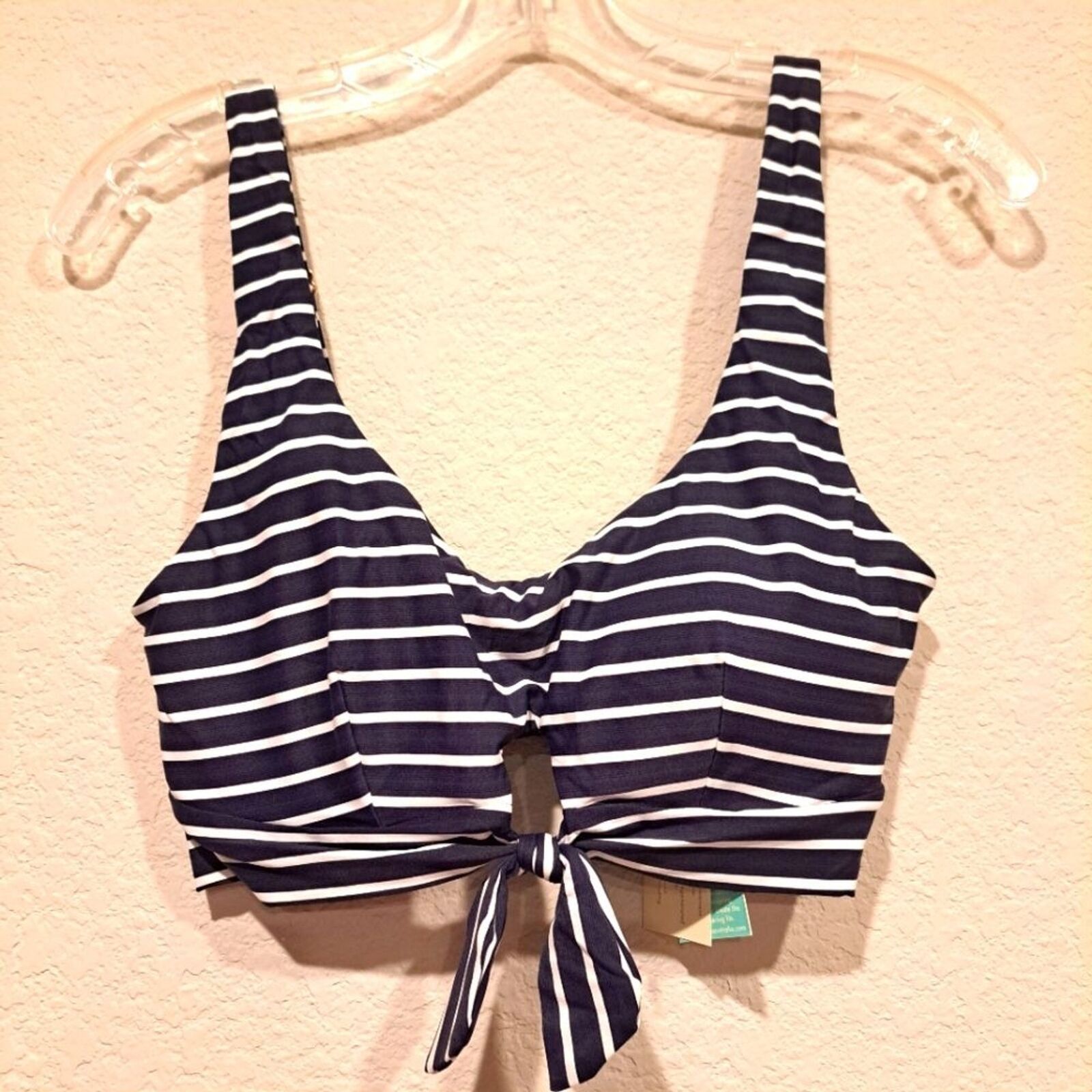Other Sea Level Swim Charmarel Tie Front Underwire Bikini Top 10 Size ONE SIZE - 1 Thumbnail