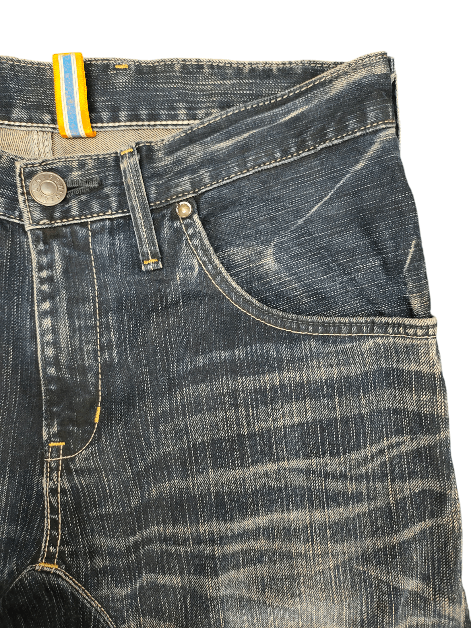 Edwin Edwin Function Clawmark Distress Loose Denim Jeans Y2k Size US 30 / EU 46 - 4 Thumbnail