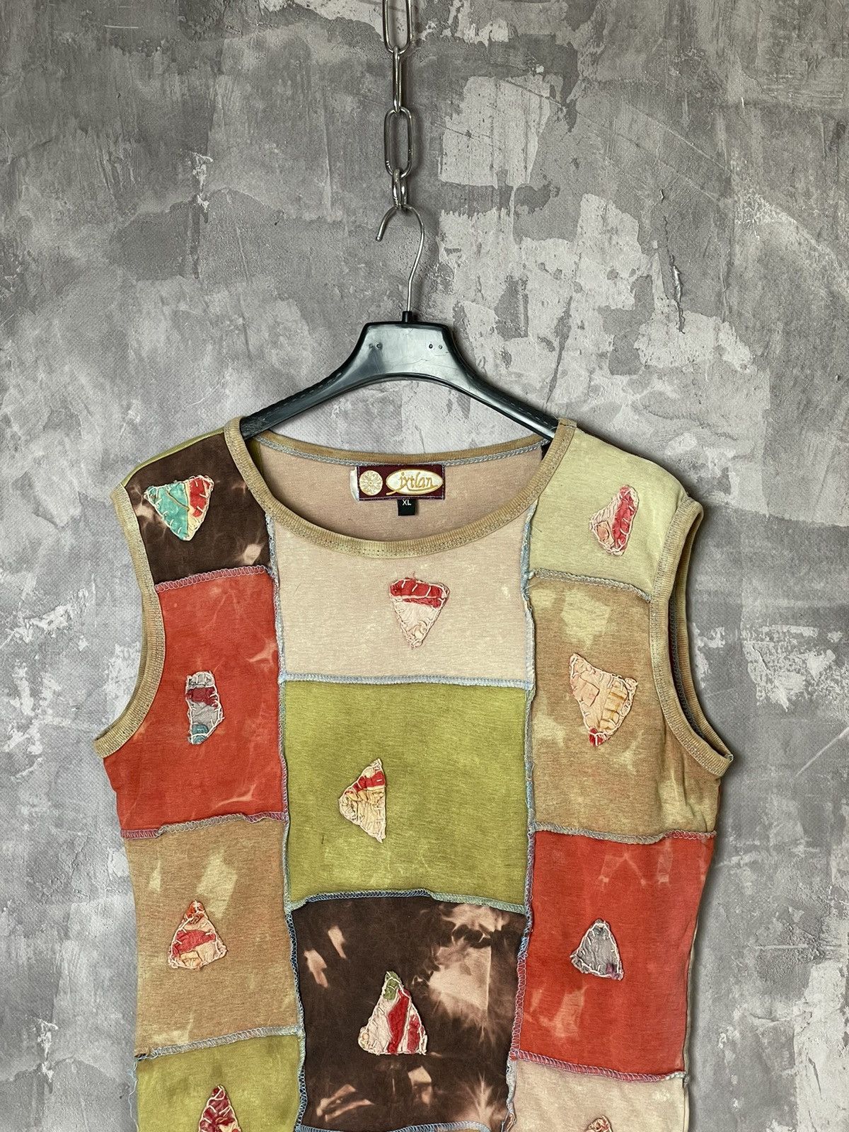 Japanese Brand × Vintage Vintage Y2K Japanese Crazy Sexy Pizza Tank Top Style 90s Size XL / US 12-14 / IT 48-50 - 2 Thumbnail