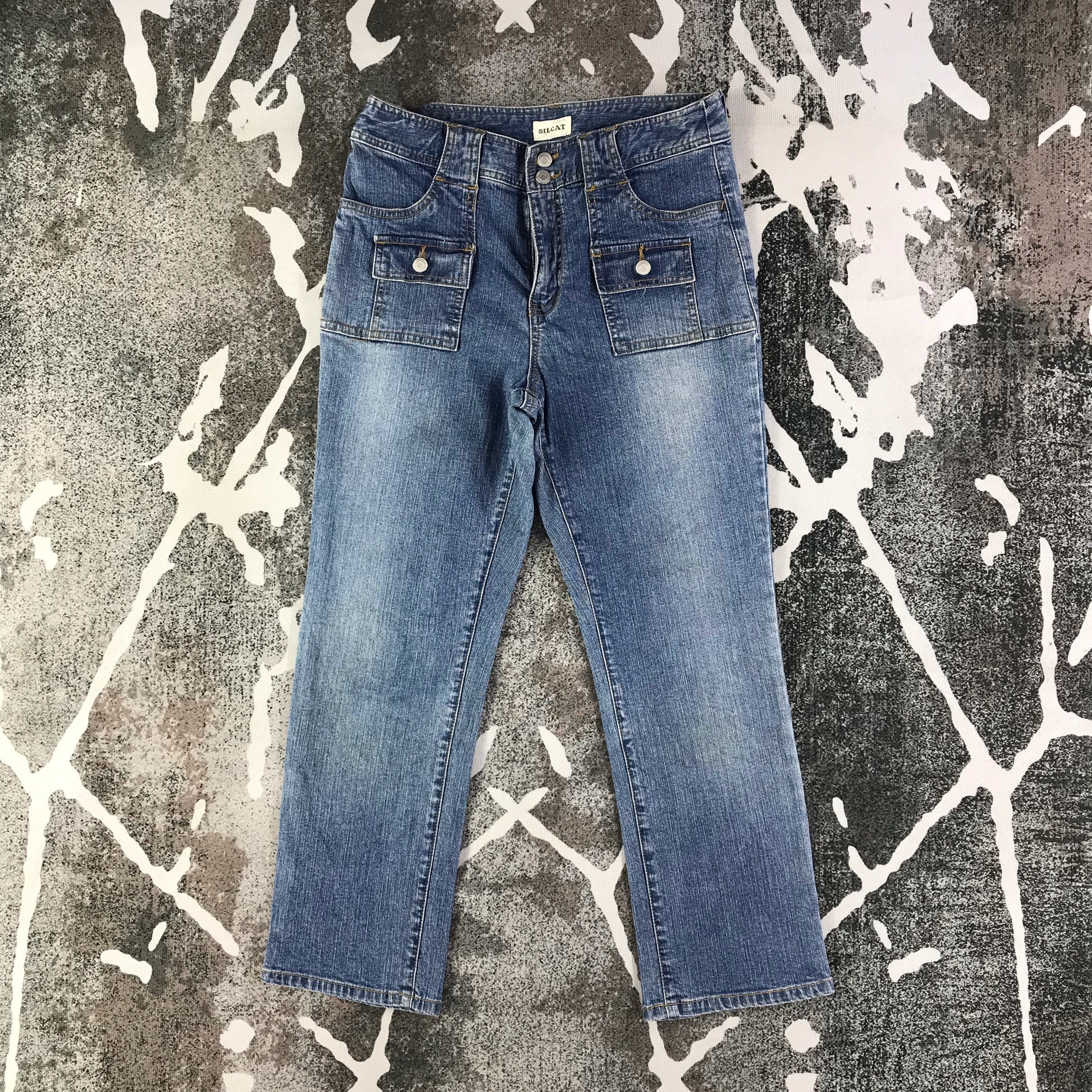 Japanese Brand Japanese Brand Silcat Jeans Bush Pants Denim KJ1656 Size 29" - 1 Thumbnail