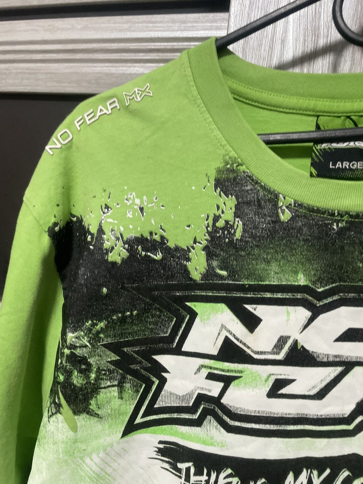 No Fear Vintage No Fear Motocross Comfort Zone Tee AOP T Shirt Size US L / EU 52-54 / 3 - 5 Thumbnail
