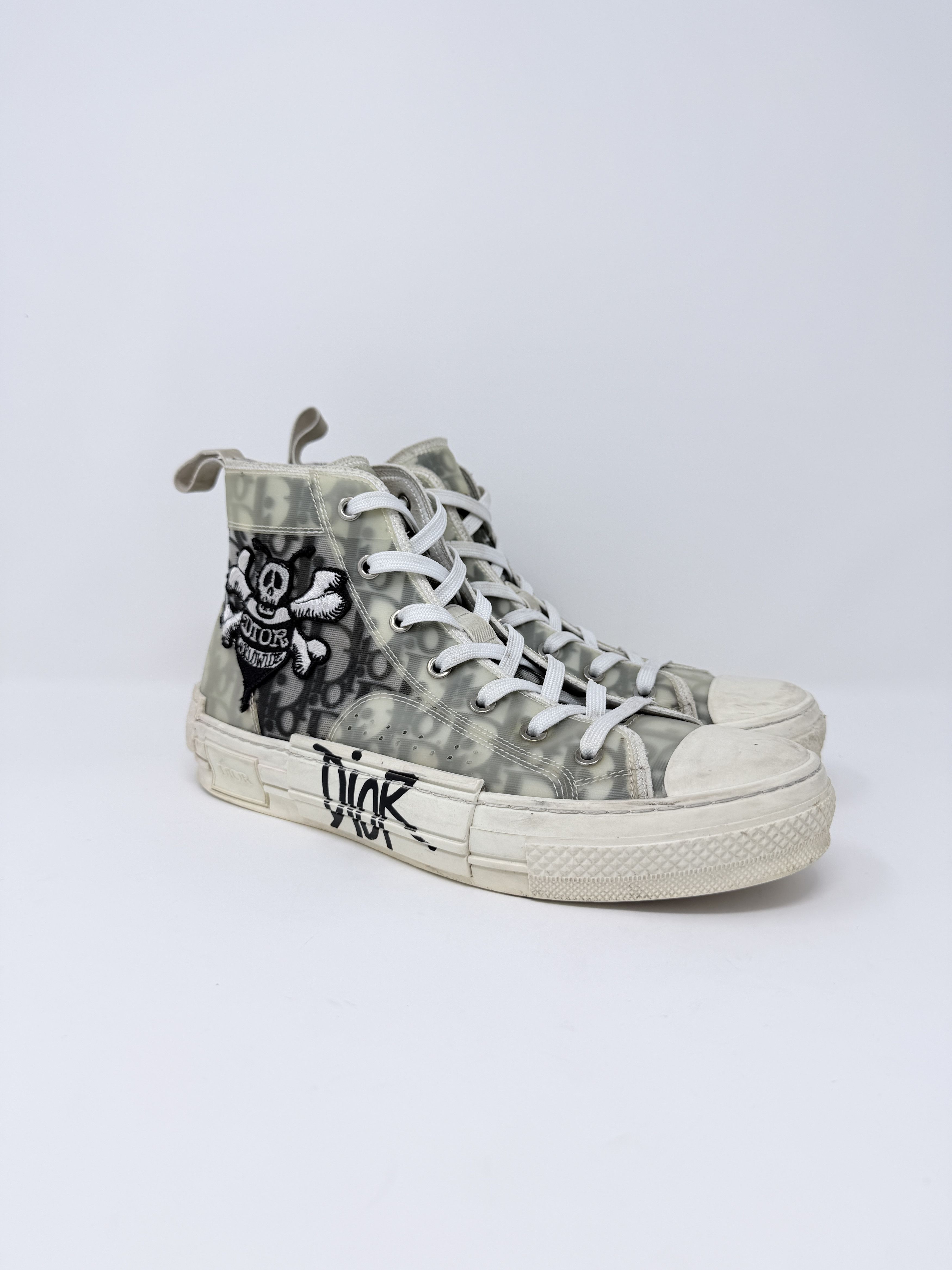 Dior × Stussy Dior Shawn Stussy B23 High Top Sneaker Bee Size US 7 / EU 40 - 1 Thumbnail
