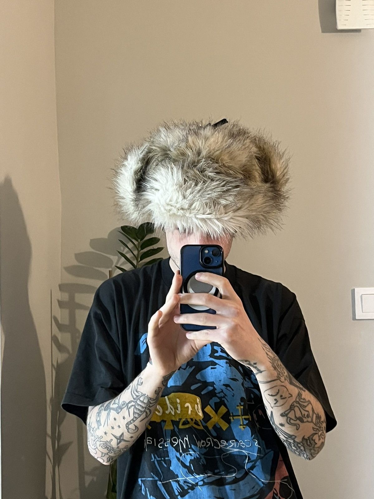 Other faux fur ushanka fuzzy hat y2k Vintage Size ONE SIZE - 4 Thumbnail