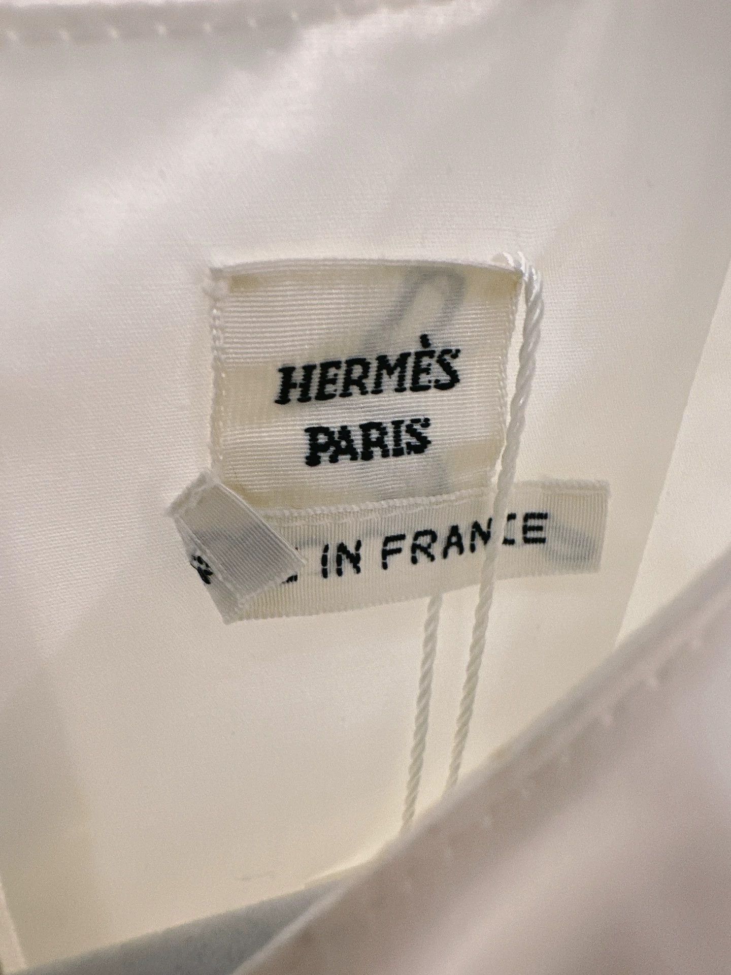 Hermes HERMES White Stored Sleeveless Top 34 Stained Size XS / US 0-2 / IT 36-38 - 3 Thumbnail