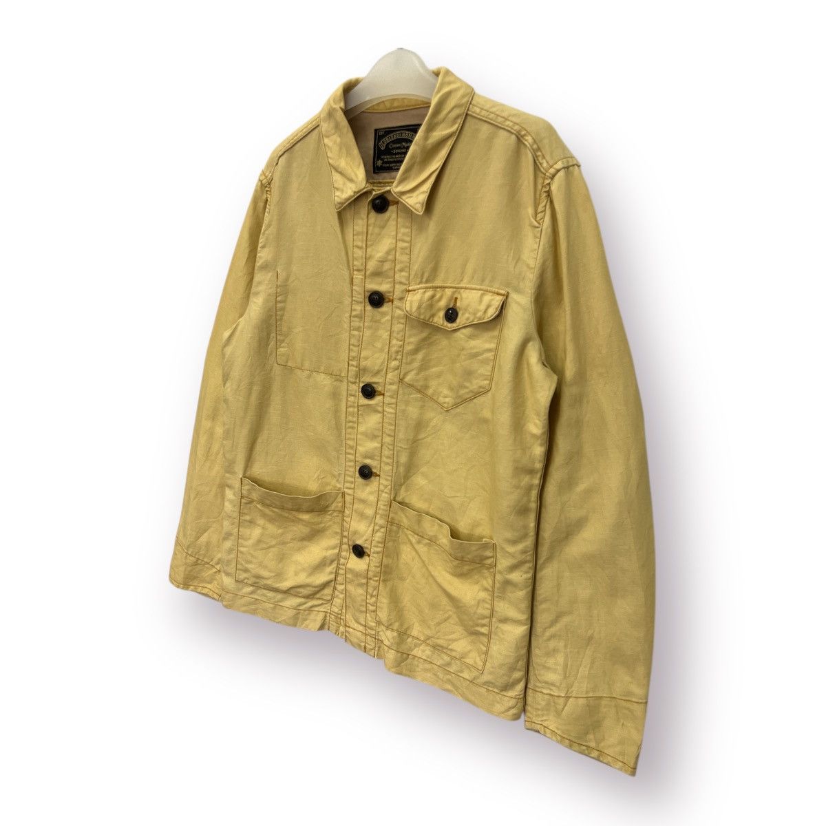 291295=Homme 🔥 291295 HOMME JAPAN CUSTOM MADE LINEN CHORE JACKET - M Size US S / EU 44-46 / 1 - 2 Thumbnail