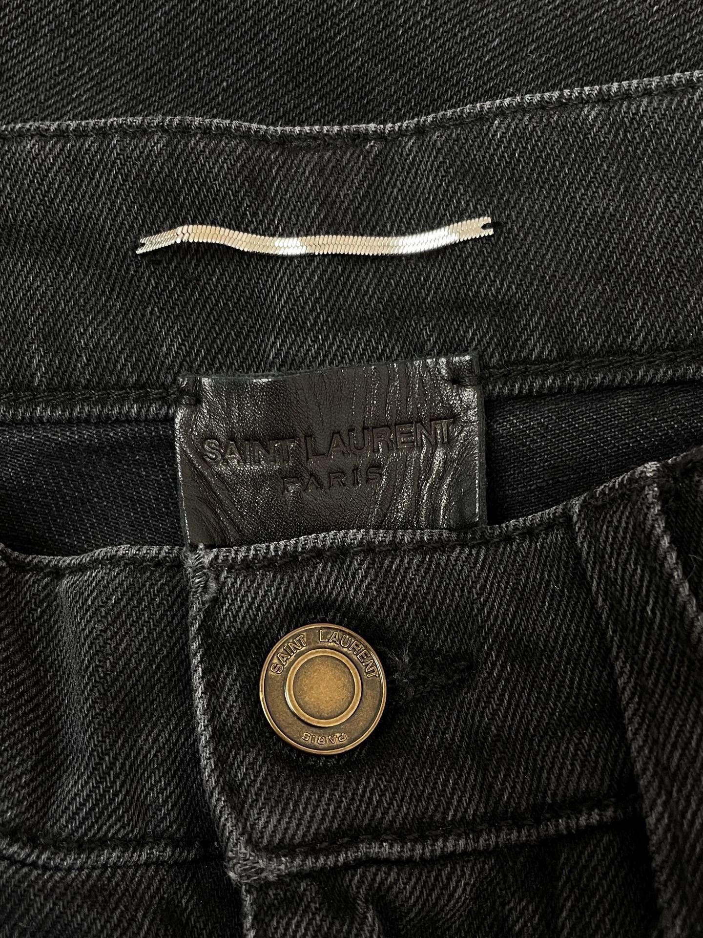 Saint Laurent Paris Saint Laurent SLP D02 Straight Jeans 31 Size US 31 - 3 Thumbnail