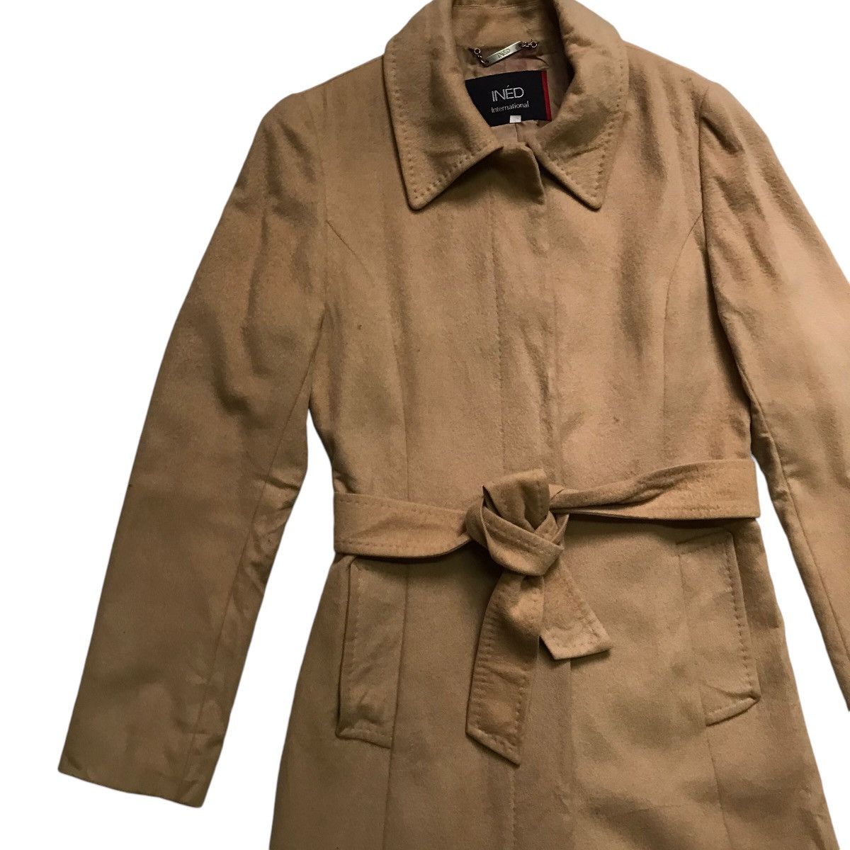 Japanese Brand × Yohji Yamamoto VINTAGE INED BY YOHJI YAMAMOTO TRENCH COAT JACKET Size S / US 4 / IT 40 - 5 Thumbnail