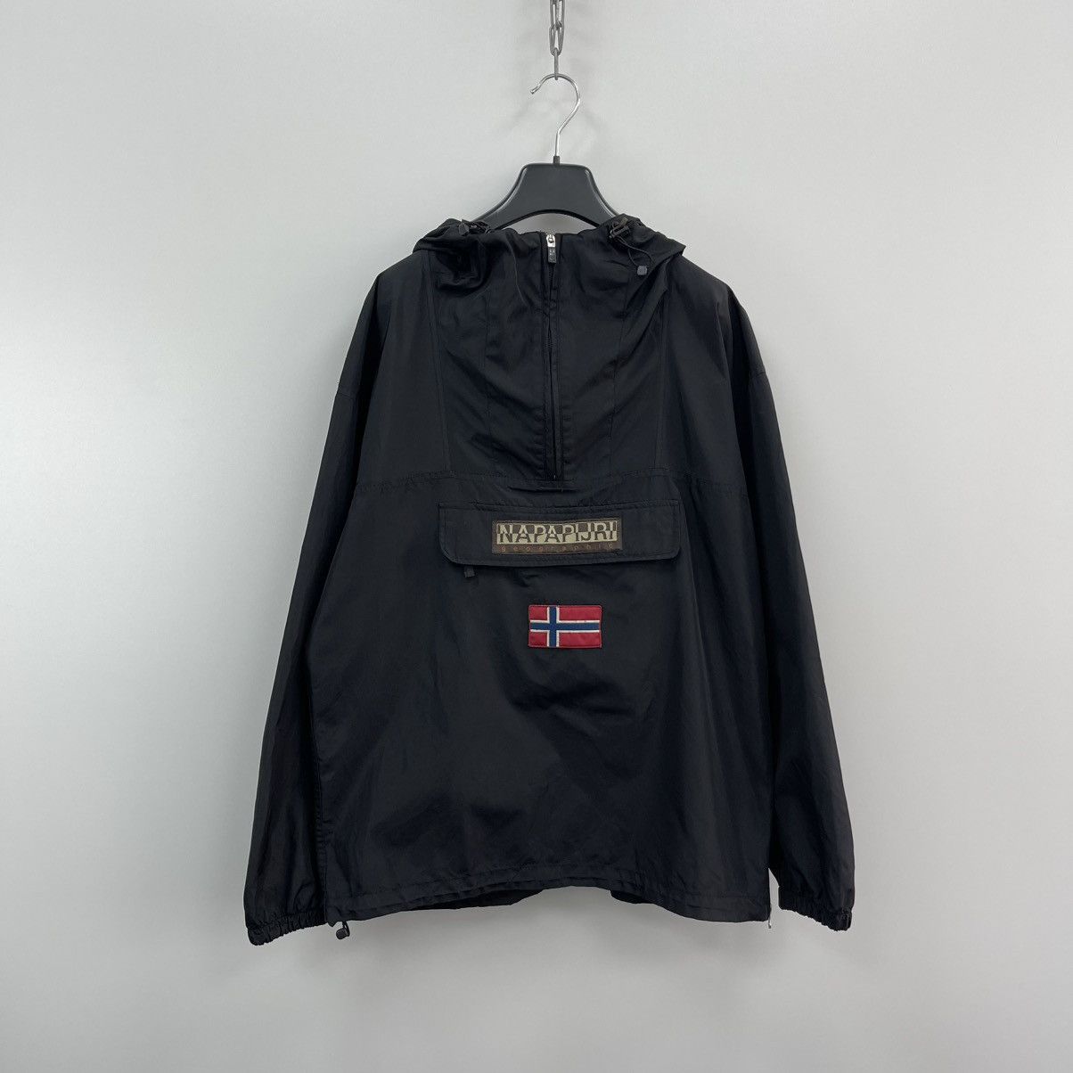 Napapijri Rainforest Nylon Anorak Jacket Vintage Black