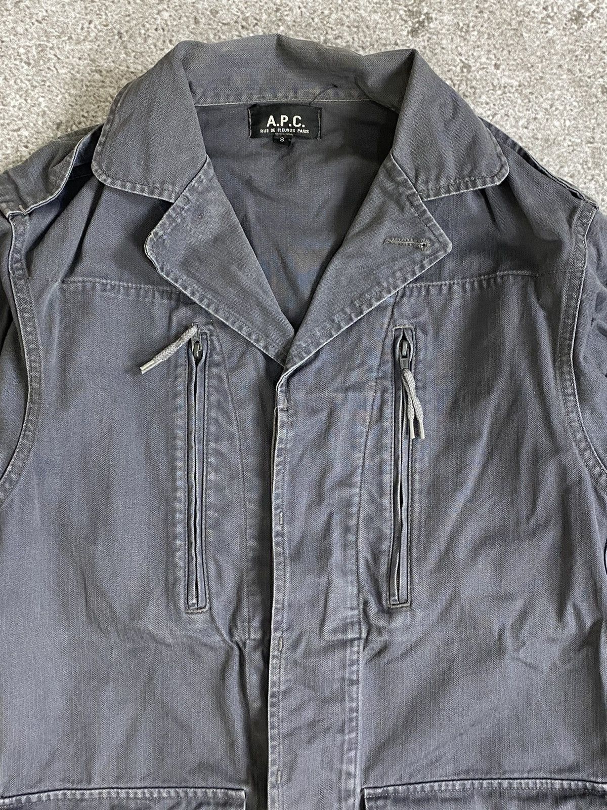 A.P.C. Apc hbt military chore zipper jacket Size US S / EU 44-46 / 1 - 3 Thumbnail