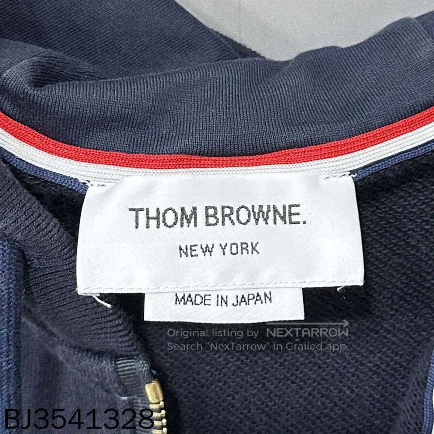Other classic navy zip-up hoodie by Thom Browne. Size US XXS / EU 40 - 6 Thumbnail