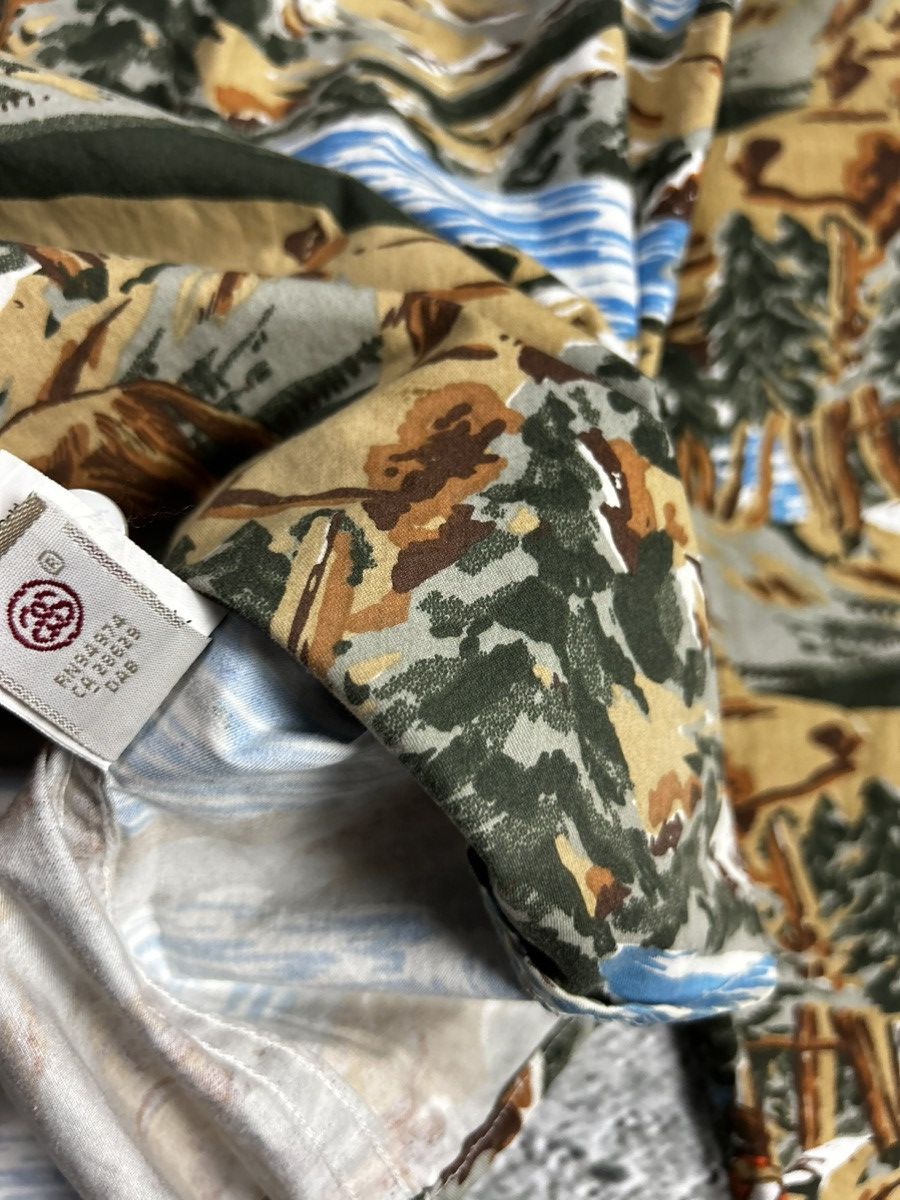 Stussy Stussy shirt landscape print button up canoe outdoor vintage Size US XL / EU 56 / 4 - 10 Thumbnail