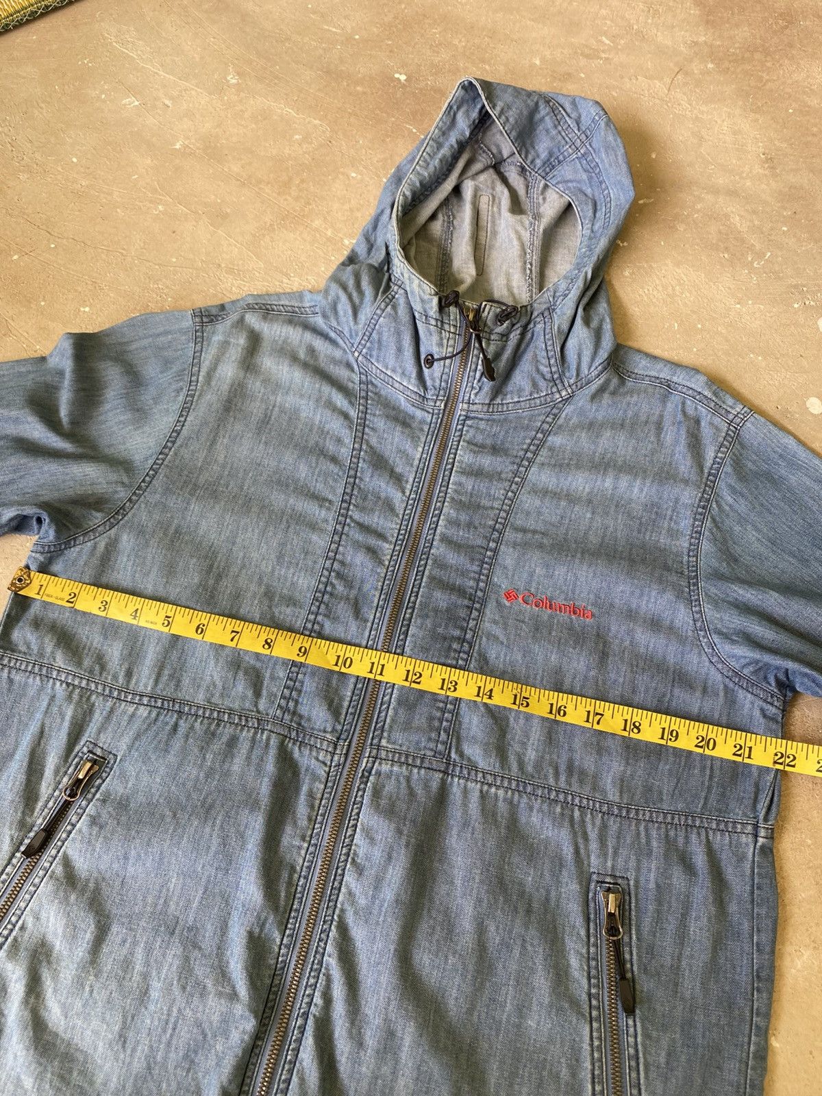 Columbia Columbia Denim Style Hooded Zip Jacket Size US L / EU 52-54 / 3 - 12 Thumbnail