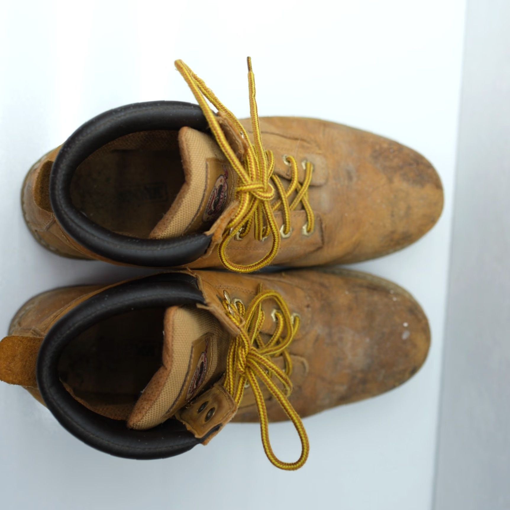 Vintage Brahma Brutis II Men's Leather Steel Toe Oil Resistant Work Boots Size 13 Tan Wheat Black Leather Boots Mens Workwear Steel Toe ImmediateUse? Size US 13 / EU 46 - 4 Thumbnail